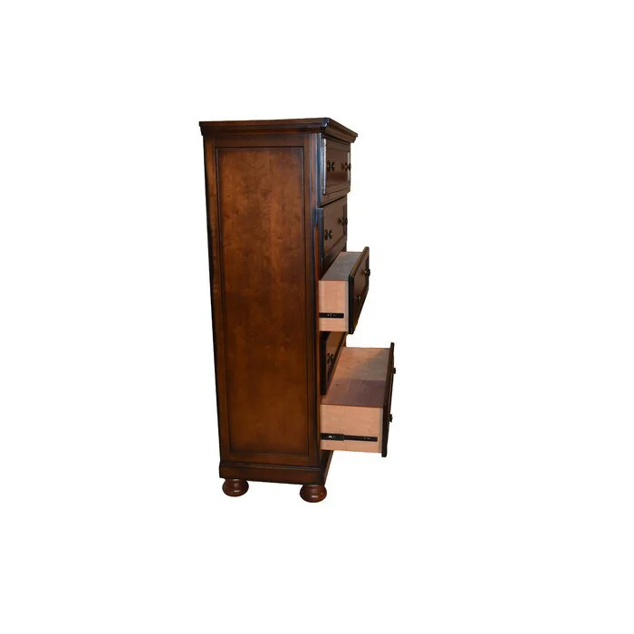 Baltimore 5 Pc Queen Bed Dark Walnut - Image 18