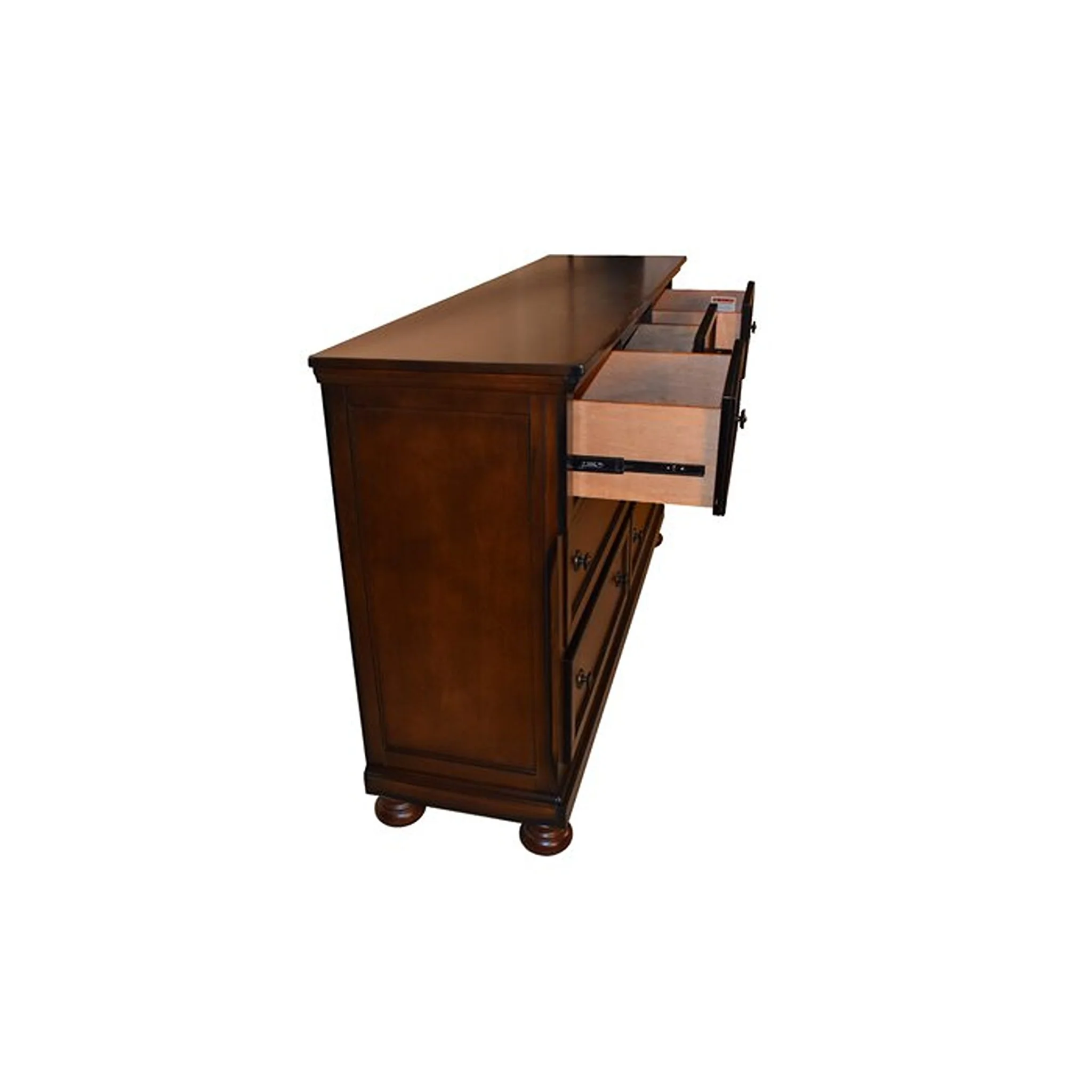 Baltimore 5 Pc Queen Bed Dark Walnut - Image 8