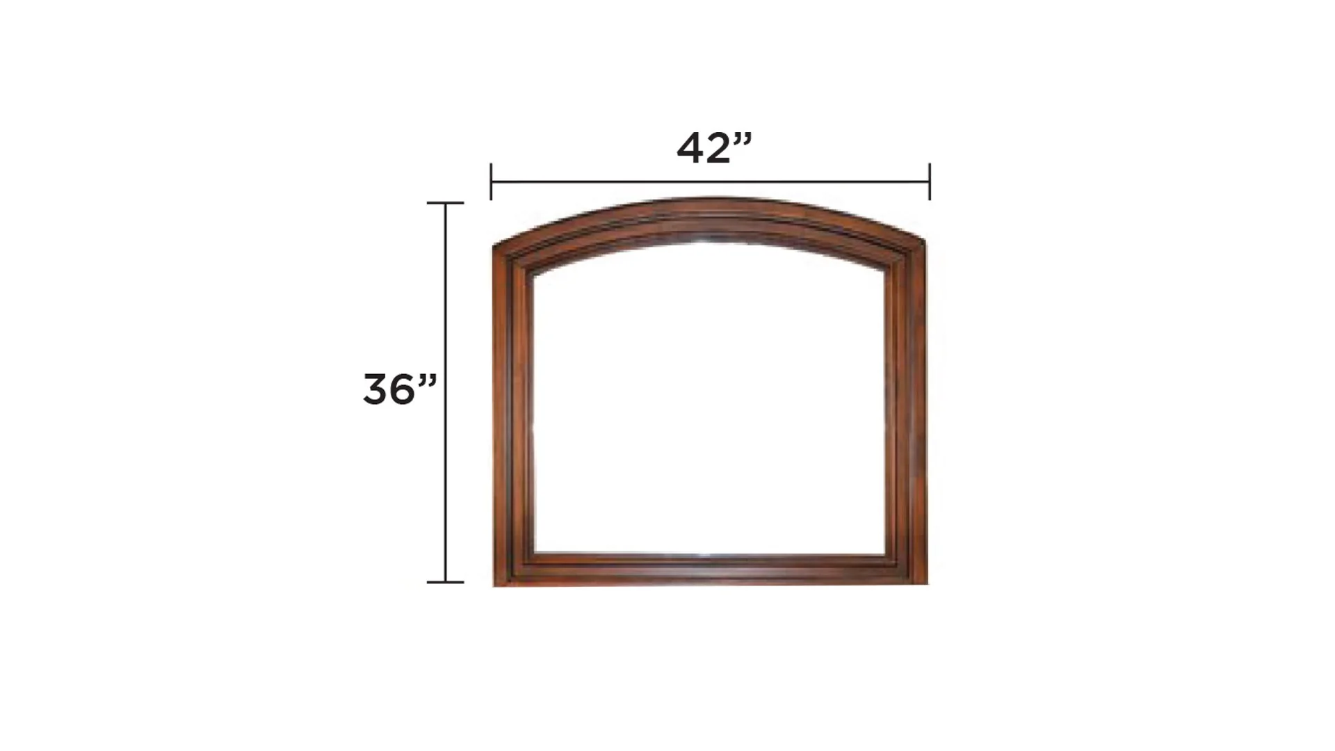 Baltimore Mirror Dark Walnut - Image 4