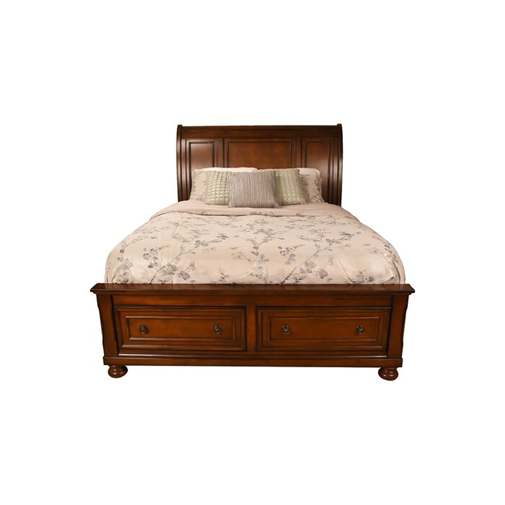 Baltimore Queen Bed Dark Walnut - Image 3