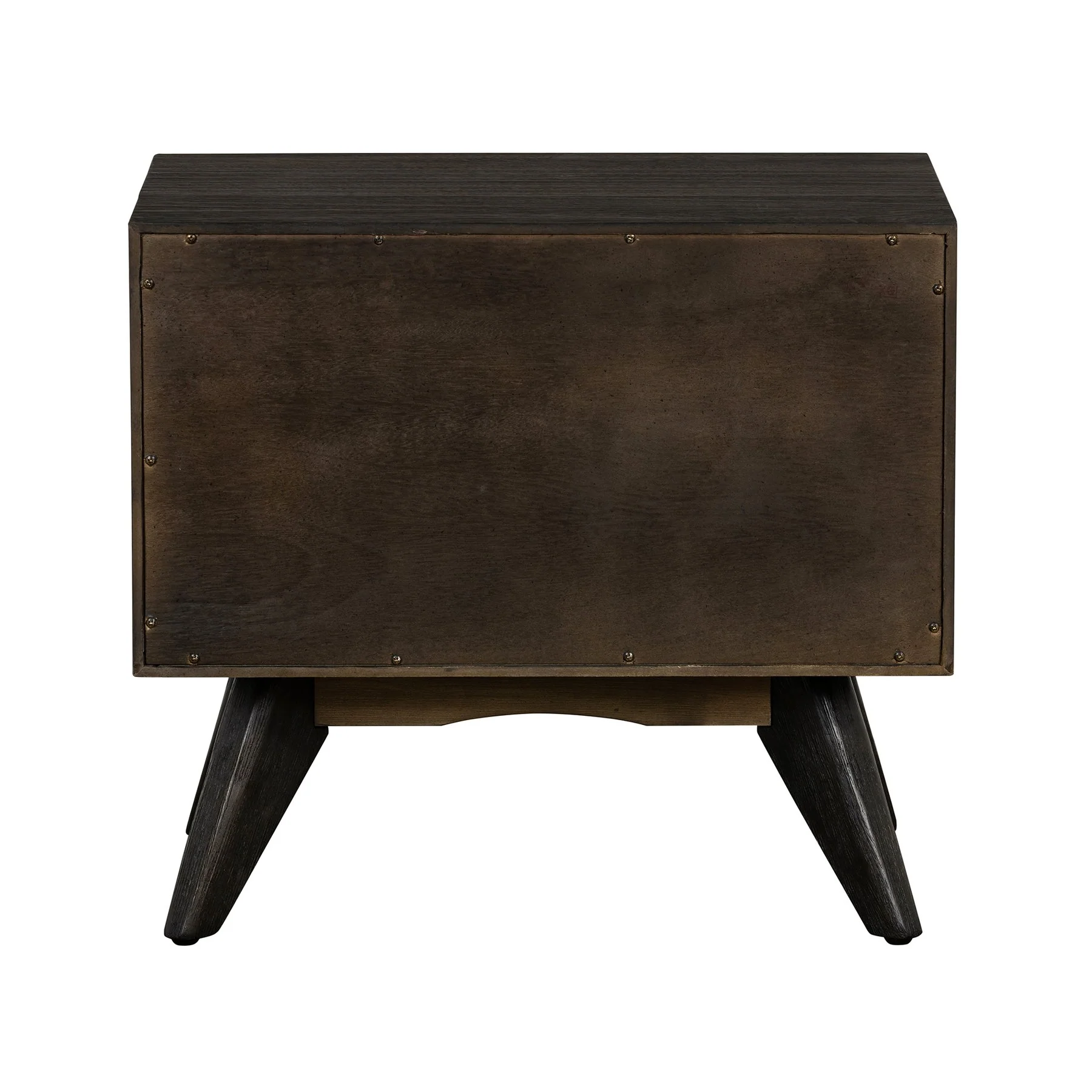 Baly Acacia Mid-Century 2 Drawer Night stand - Image 5