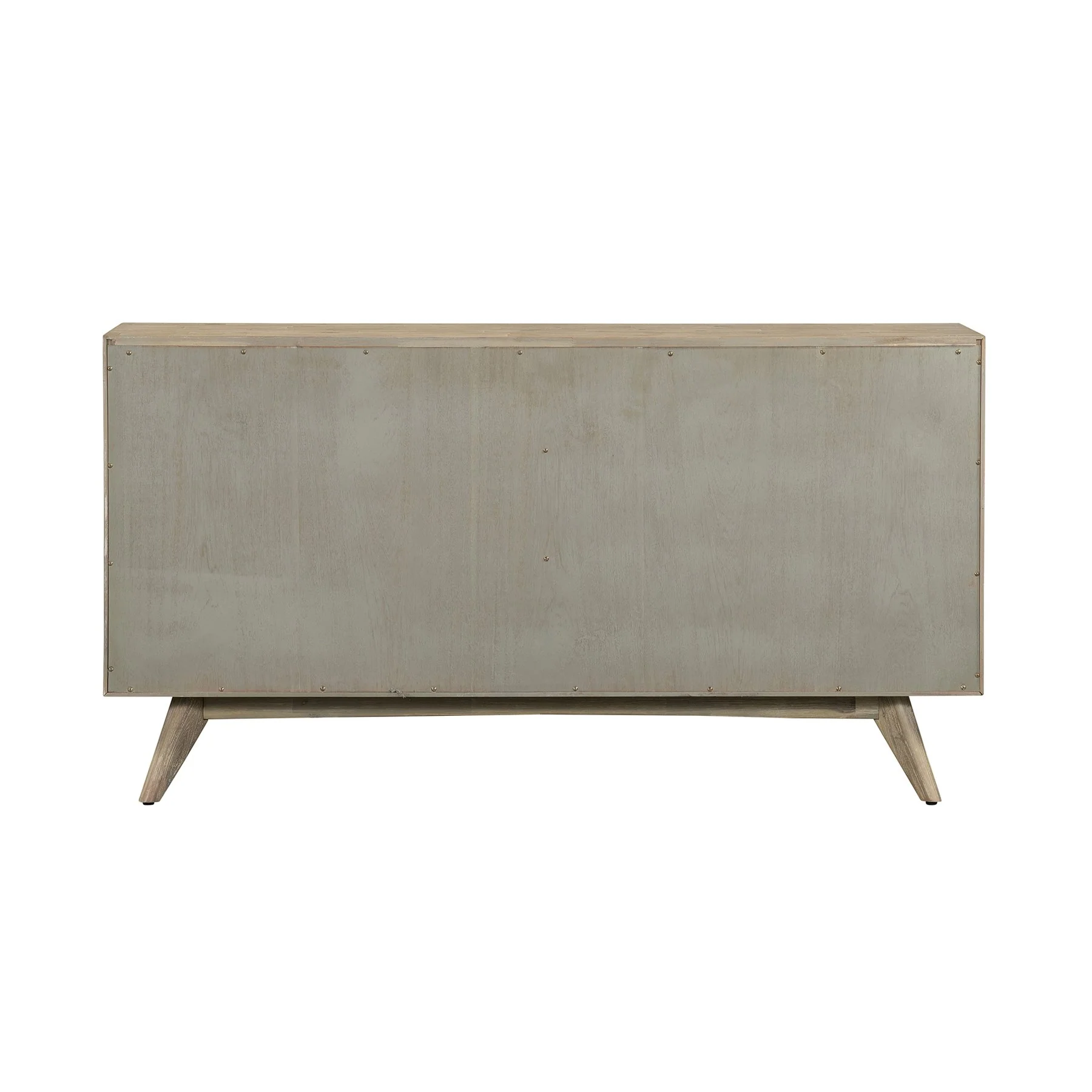 Baly Acacia Mid-Century Gray 6 Drawer Dresser - Image 4