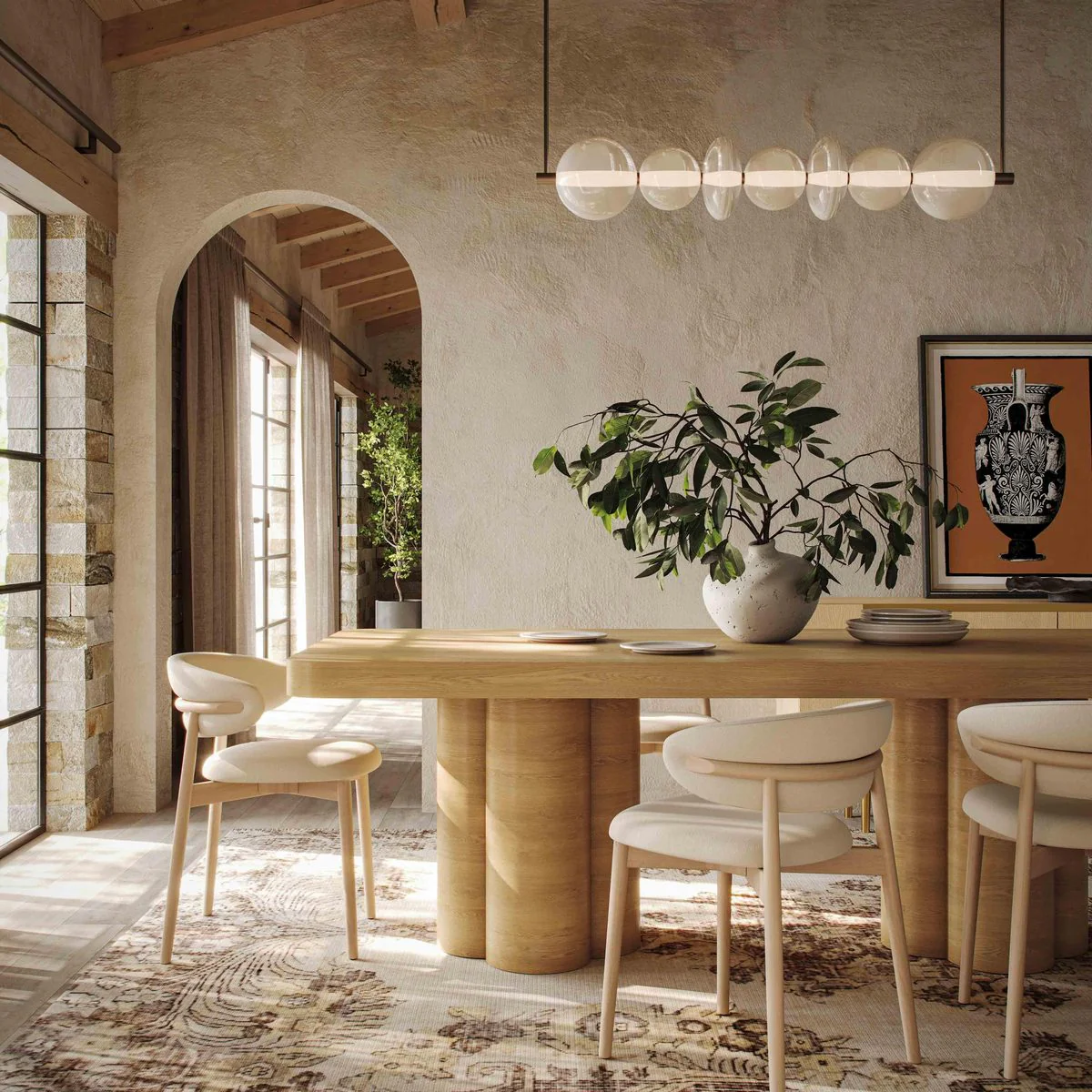 Bambi Natural Ash Dining Table - Image 2