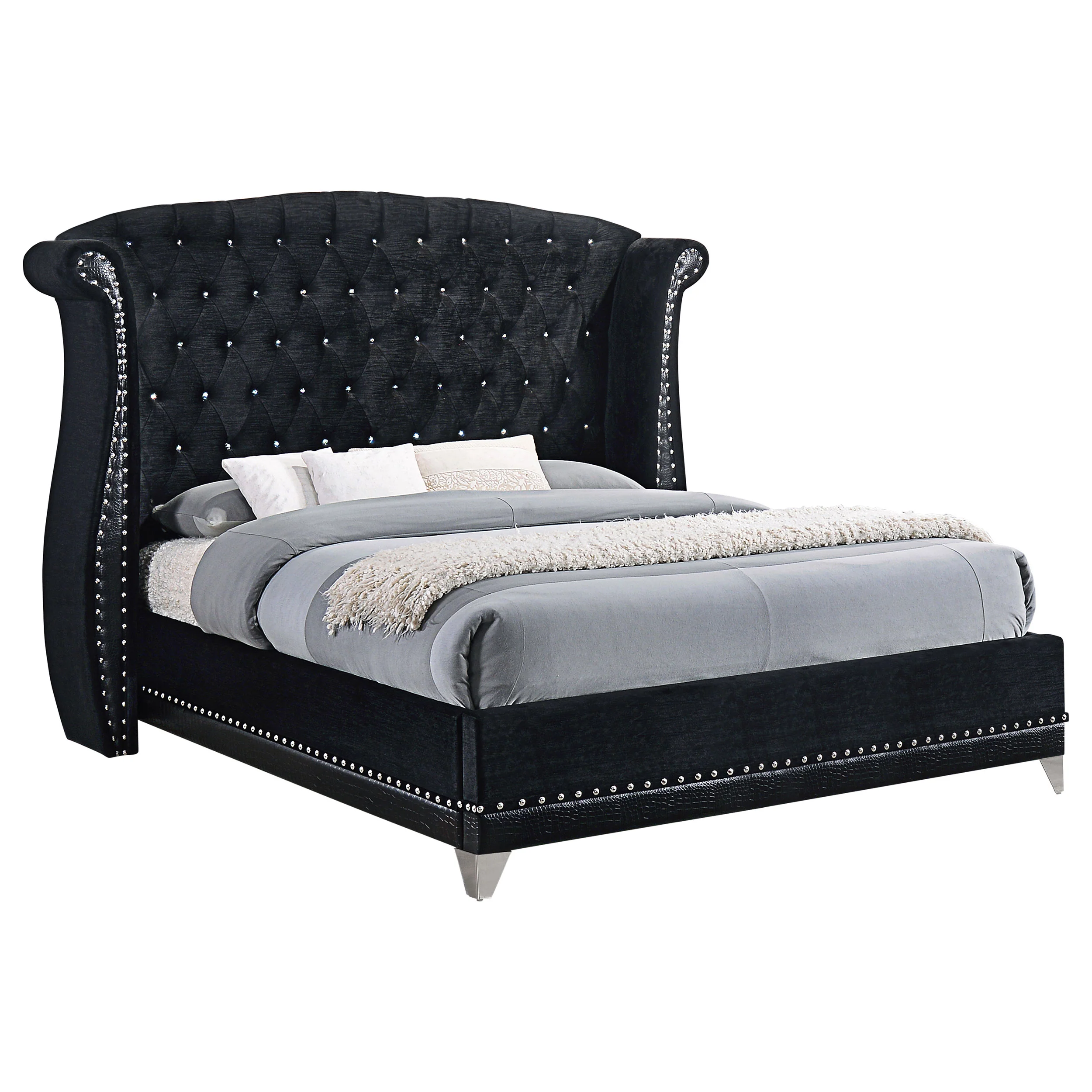 Barzini Wingback Platform Bed - Image 5
