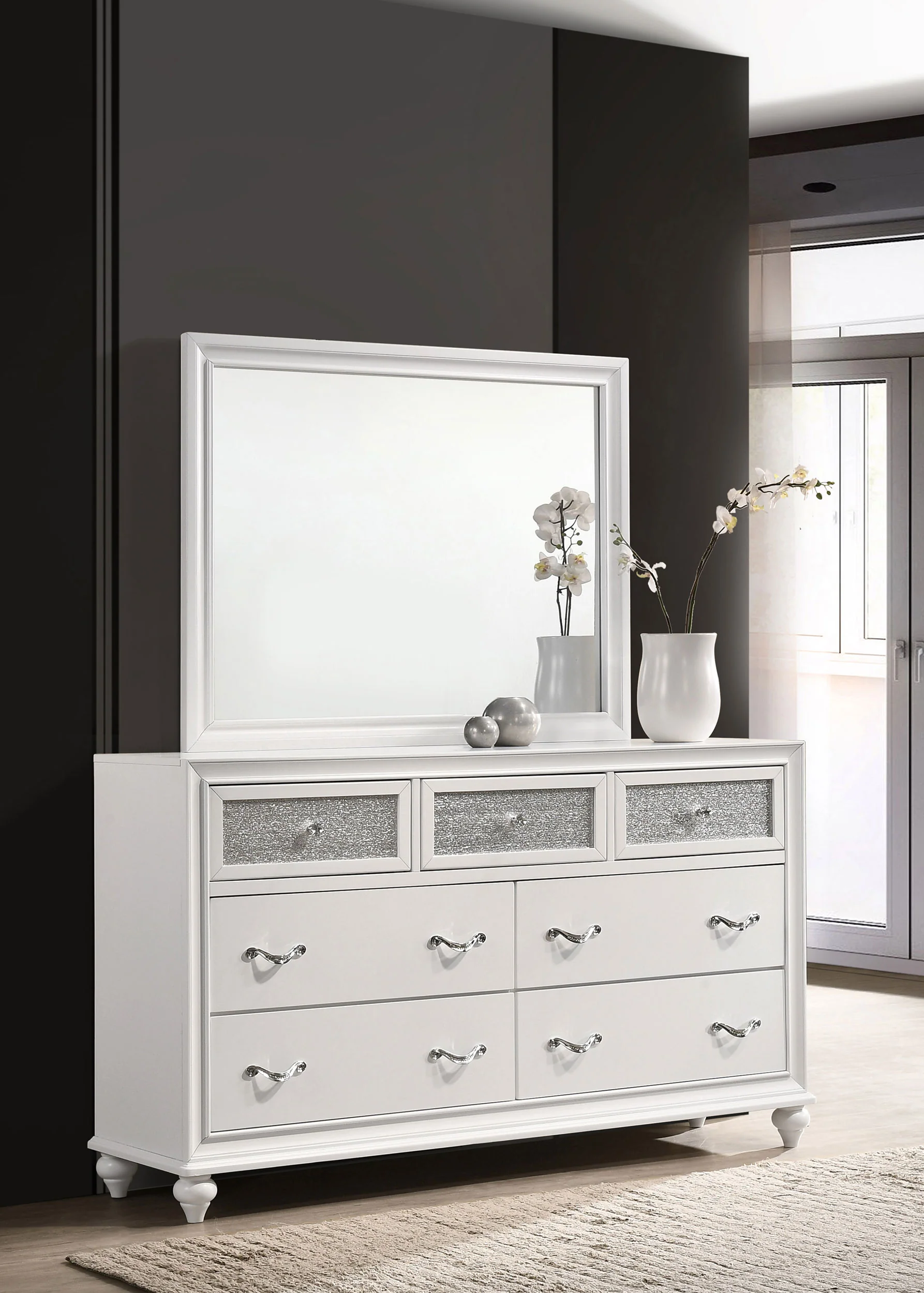 Barzini Dresser with Mirror - Image 2