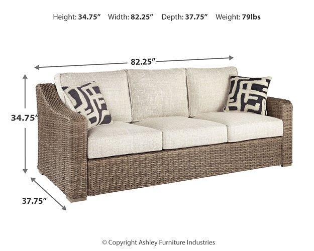 Beachcroft Beachcroft Nuvella Sofa with Coffee and End Table - Image 6