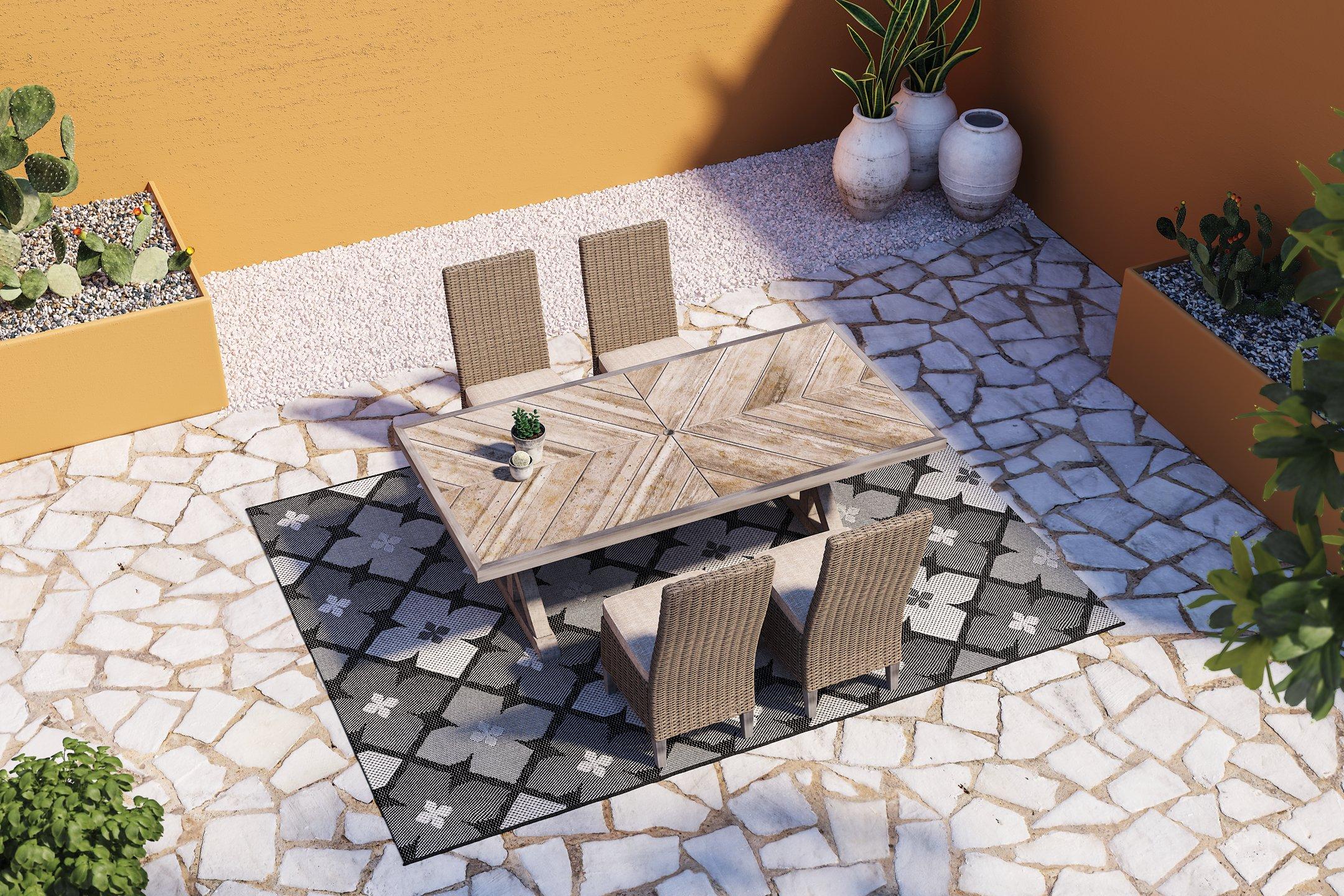 Beachcroft Outdoor Dining Set - Image 9