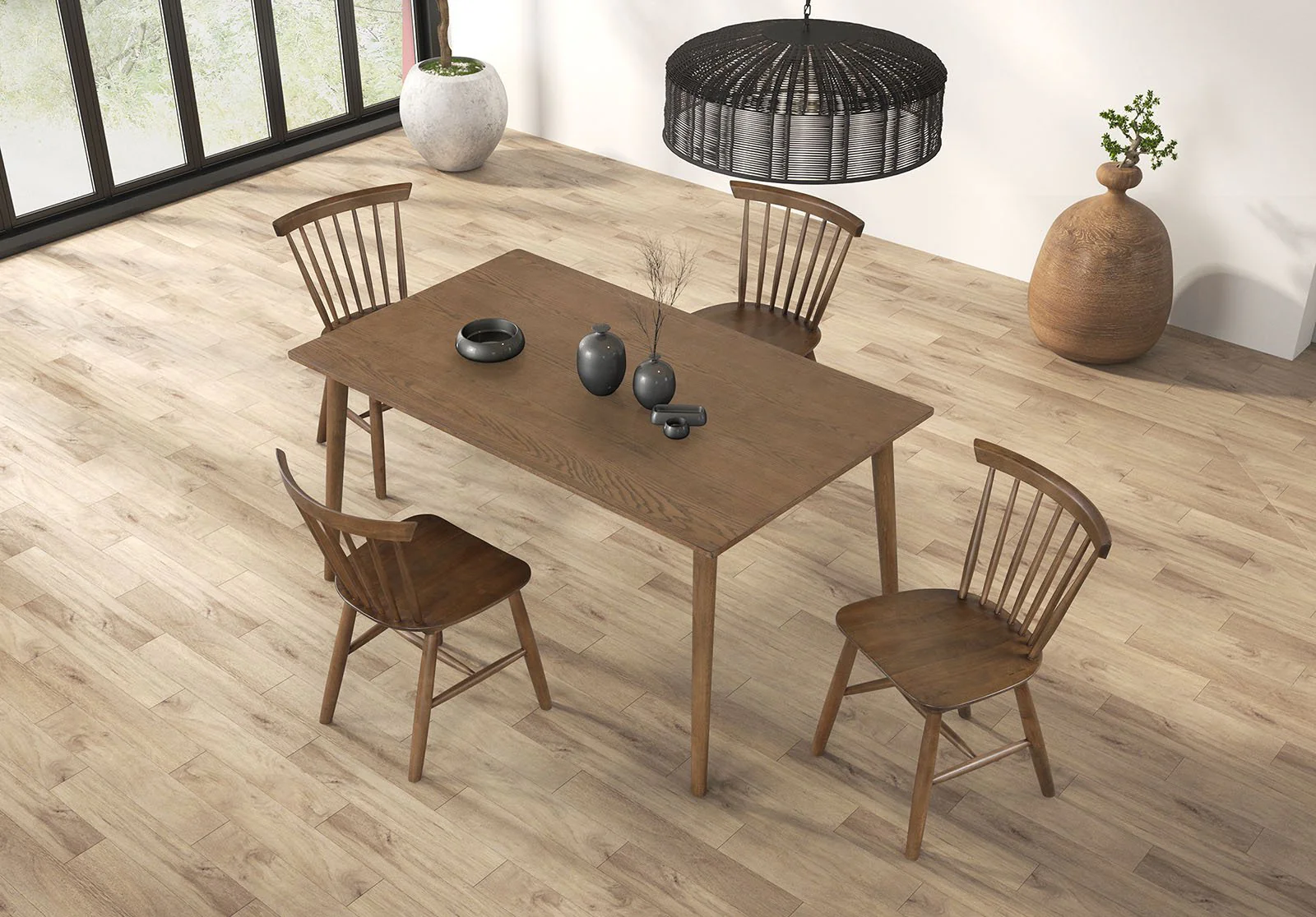 Beale Dining Table, Walnut - Image 3