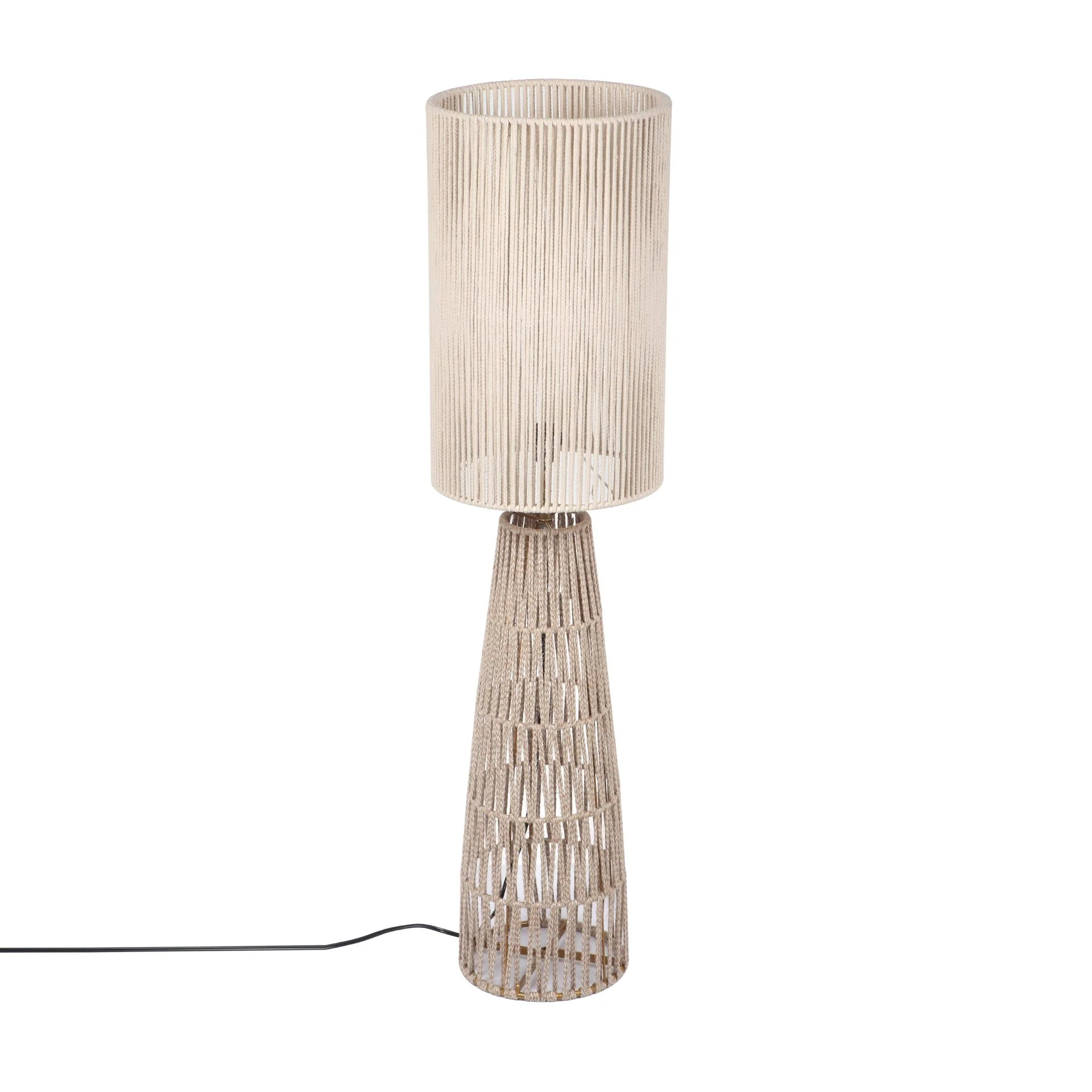 Beam Cream Natural Jute Floor Lamp - Image 3