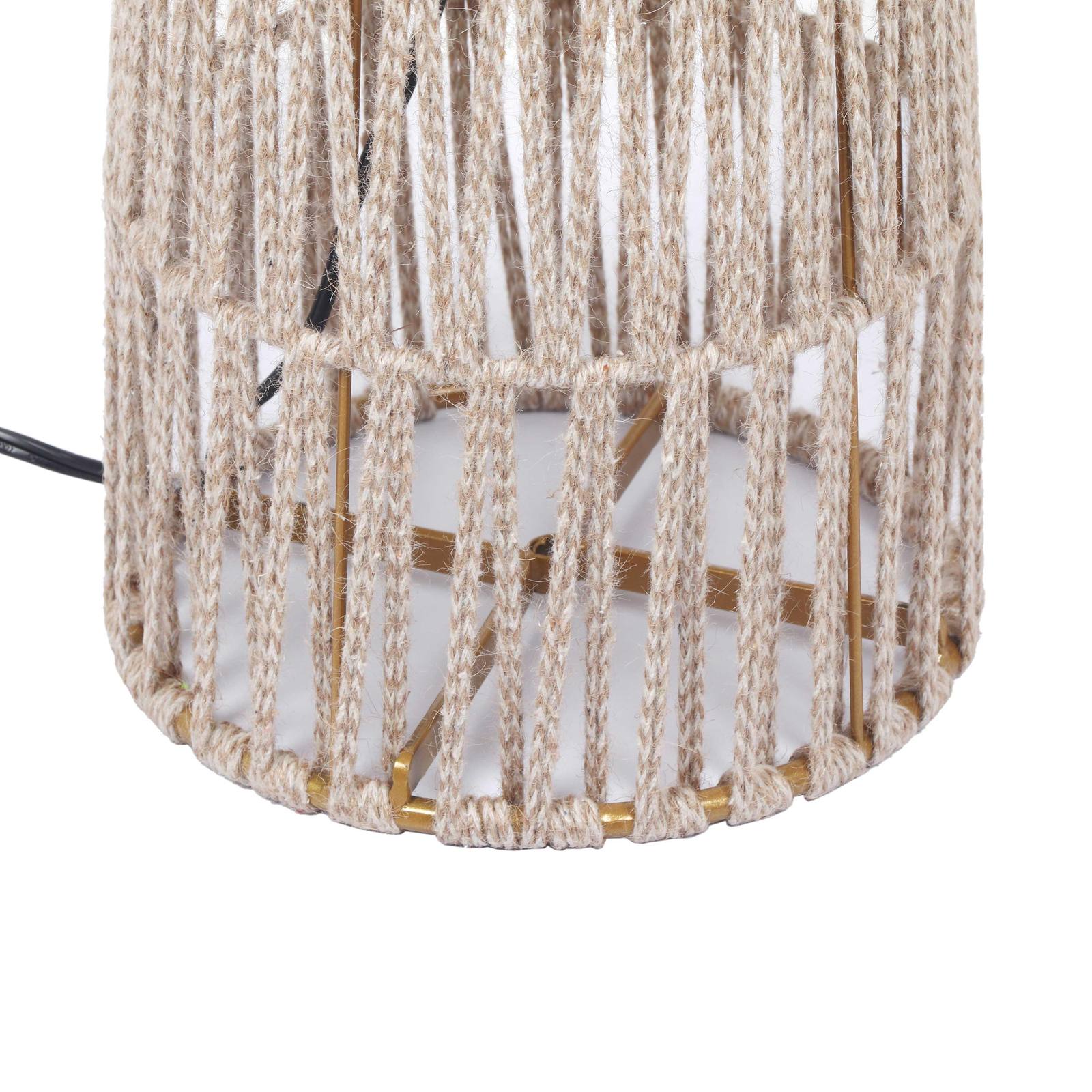 Beam Cream Natural Jute Floor Lamp - Image 5