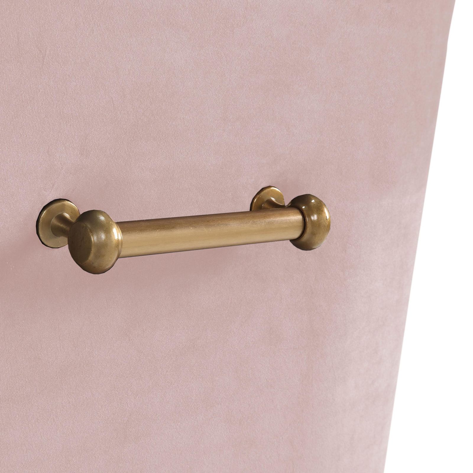 Beatrix Blush Velvet Side Chair - Image 5