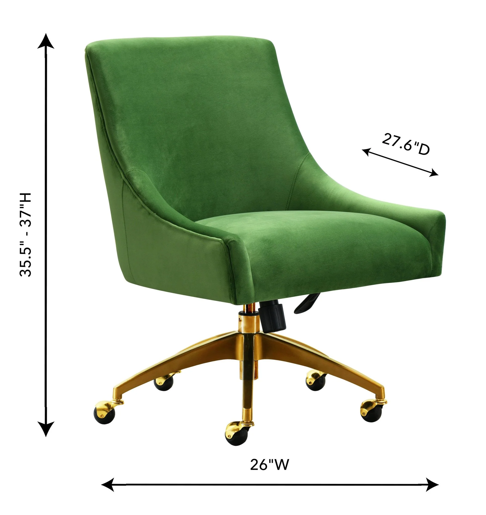 Beatrix Green Office Swivel Chair - Image 7
