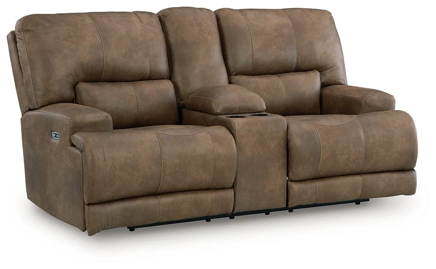 Beckley Place Power Reclining Loveseat with Console - Image 5