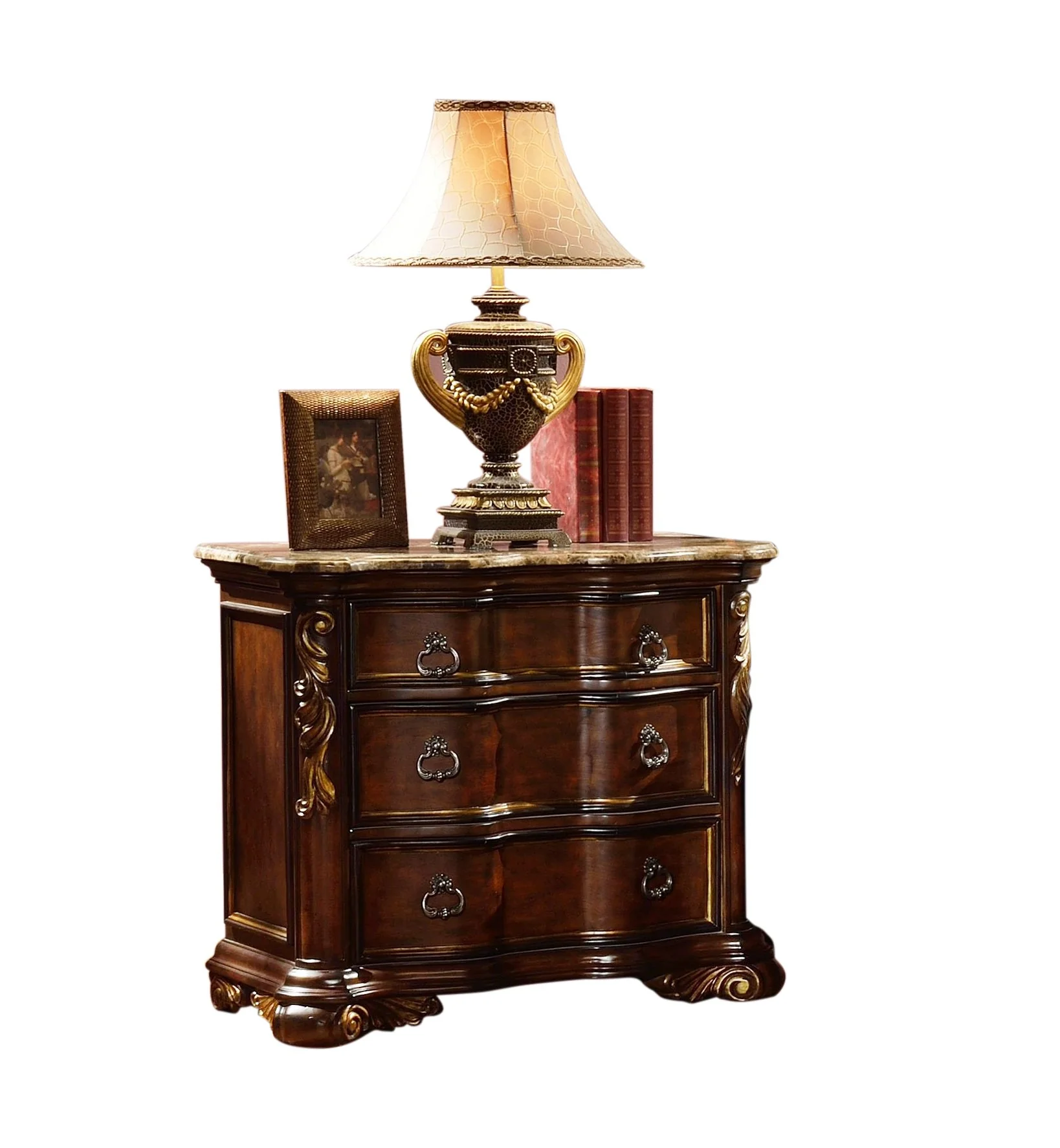 Bella 4 Pc Queen Bed Dark Walnut - Image 9