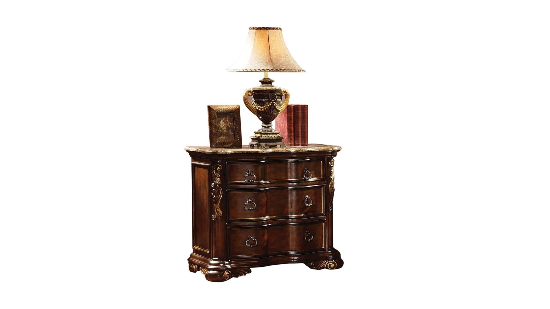 Bella 5 Pc King Bed Dark Walnut - Image 10