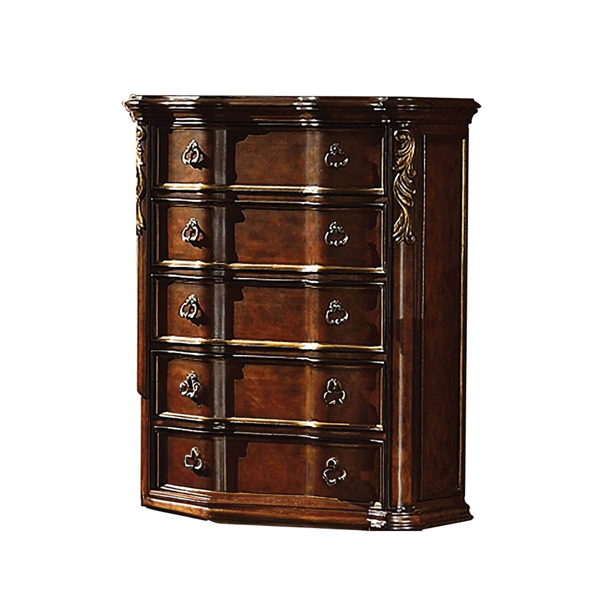 Bella 5 Pc Queen Bed Dark Walnut - Image 11