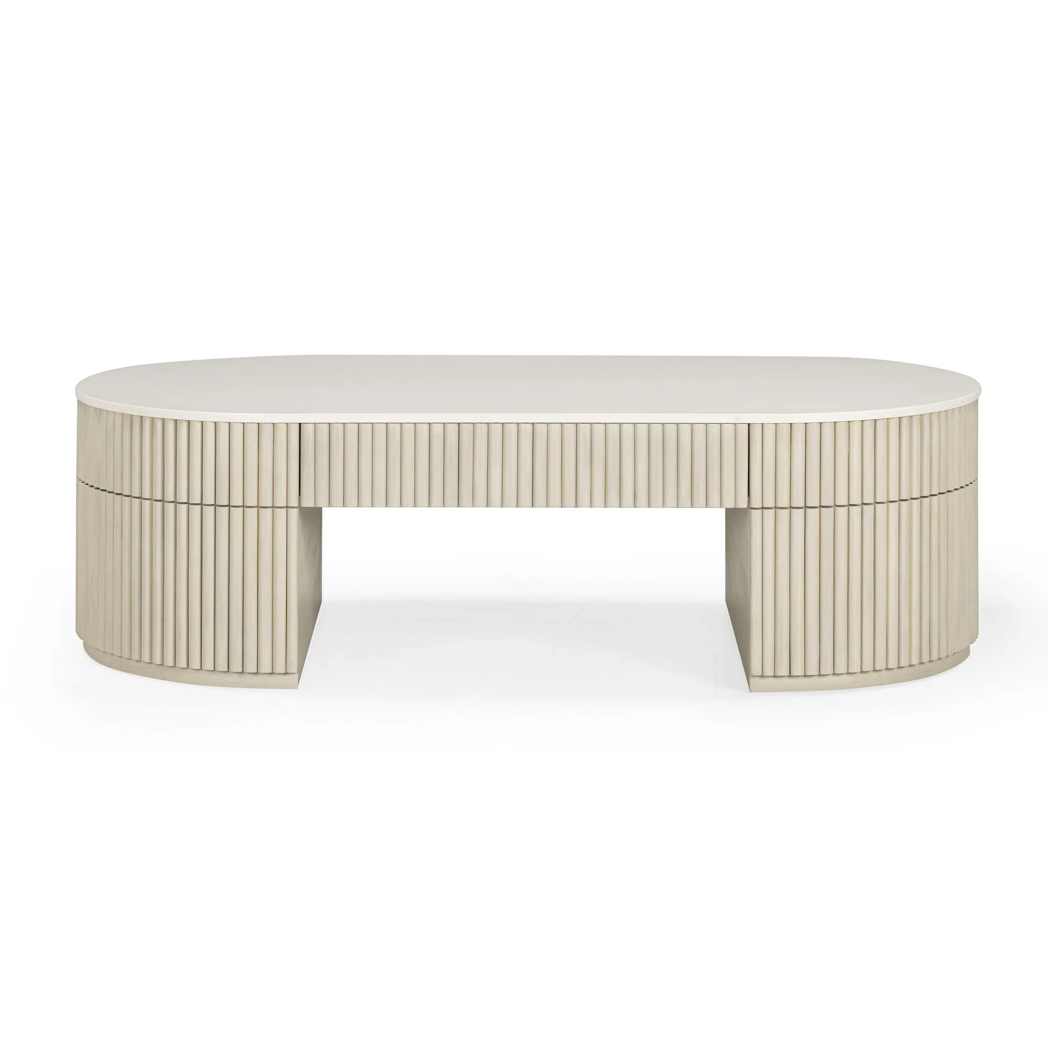 Bella Cream Large Storage Coffee Table - Image 3