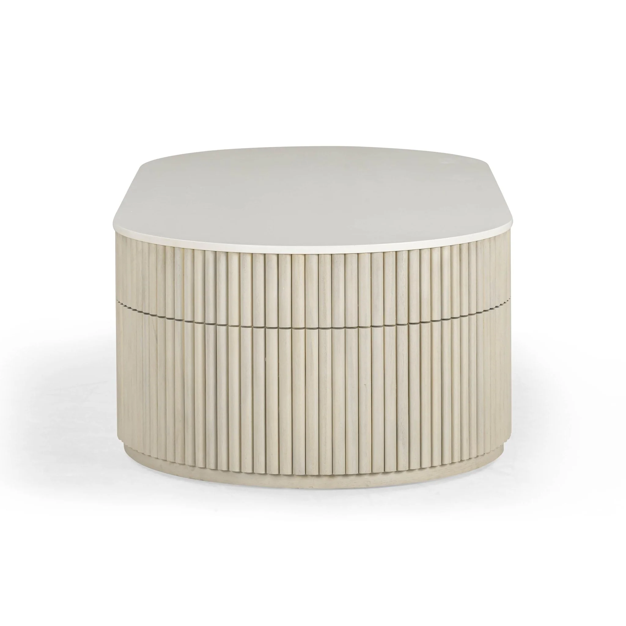 Bella Cream Large Storage Coffee Table - Image 5