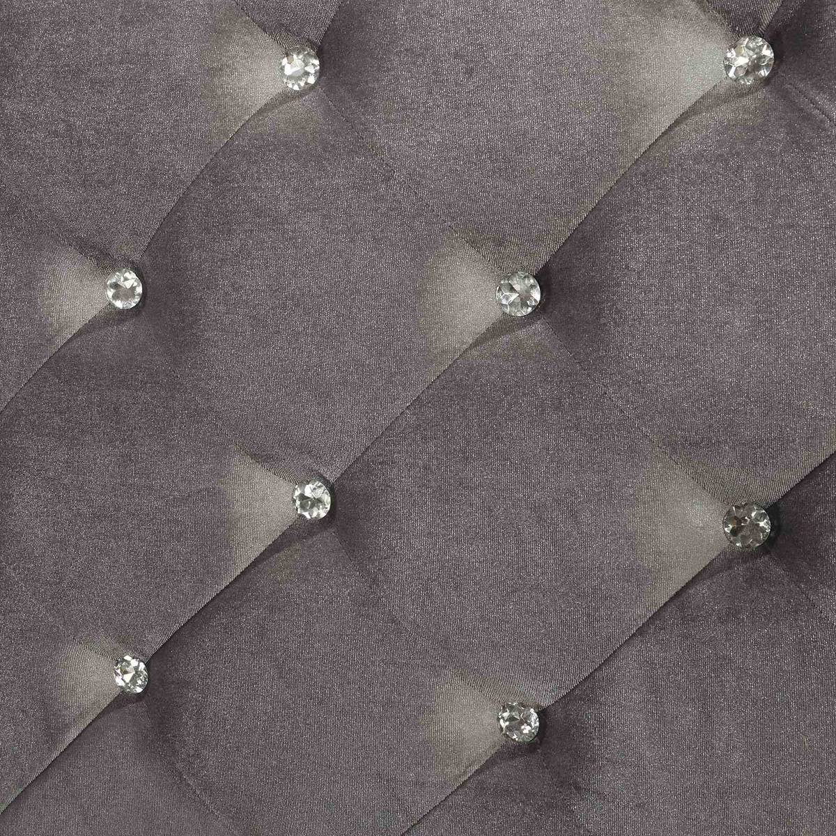 Belleterre Cal.King Bed, Silver - Image 4