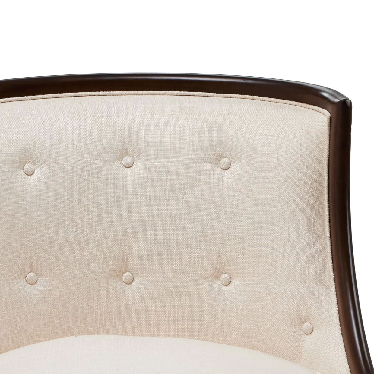 Belmont Place Accent Chair - Cream/Espresso - Image 15