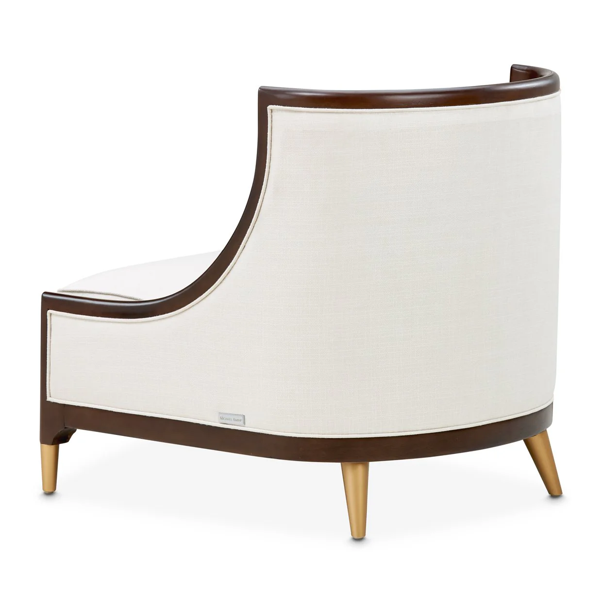 Belmont Place Accent Chair - Cream/Espresso - Image 6
