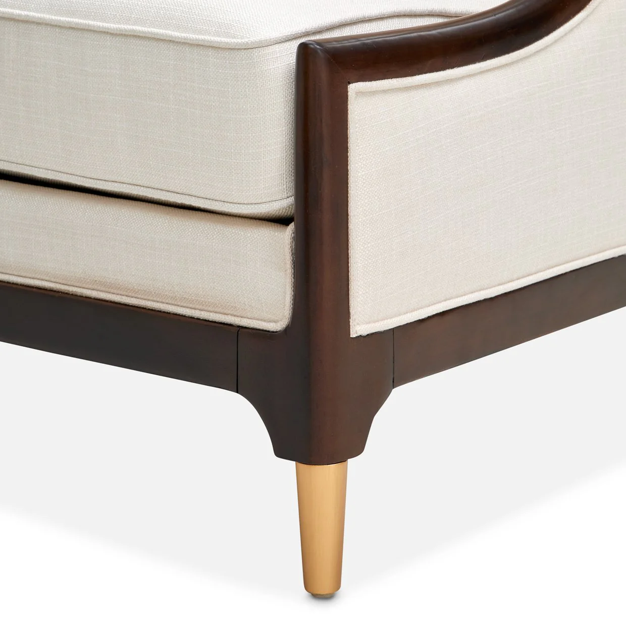 Belmont Place Accent Chair - Cream/Espresso - Image 9