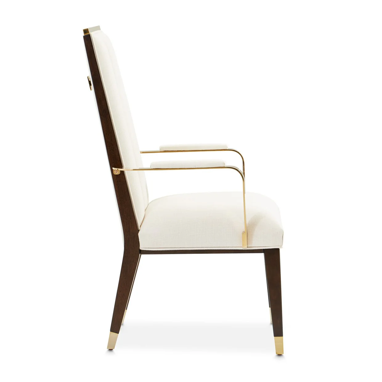 Belmont Place Dining Arm Chair - Cream/Espresso - Image 3