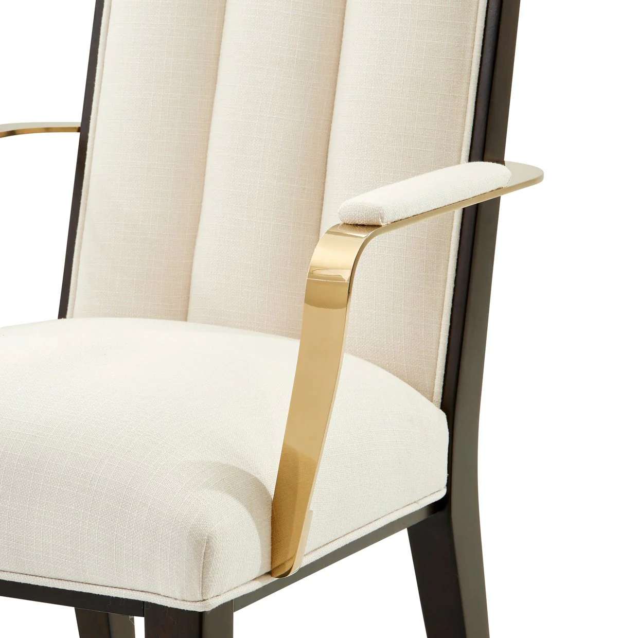 Belmont Place Dining Arm Chair - Cream/Espresso - Image 8