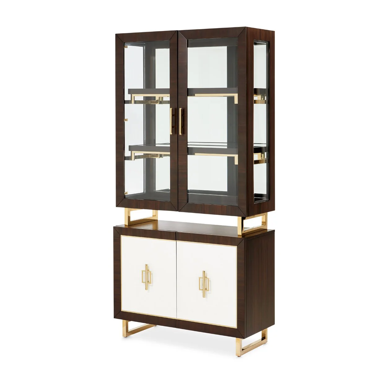 Belmont Place Display Cabinet - Espresso - Image 14