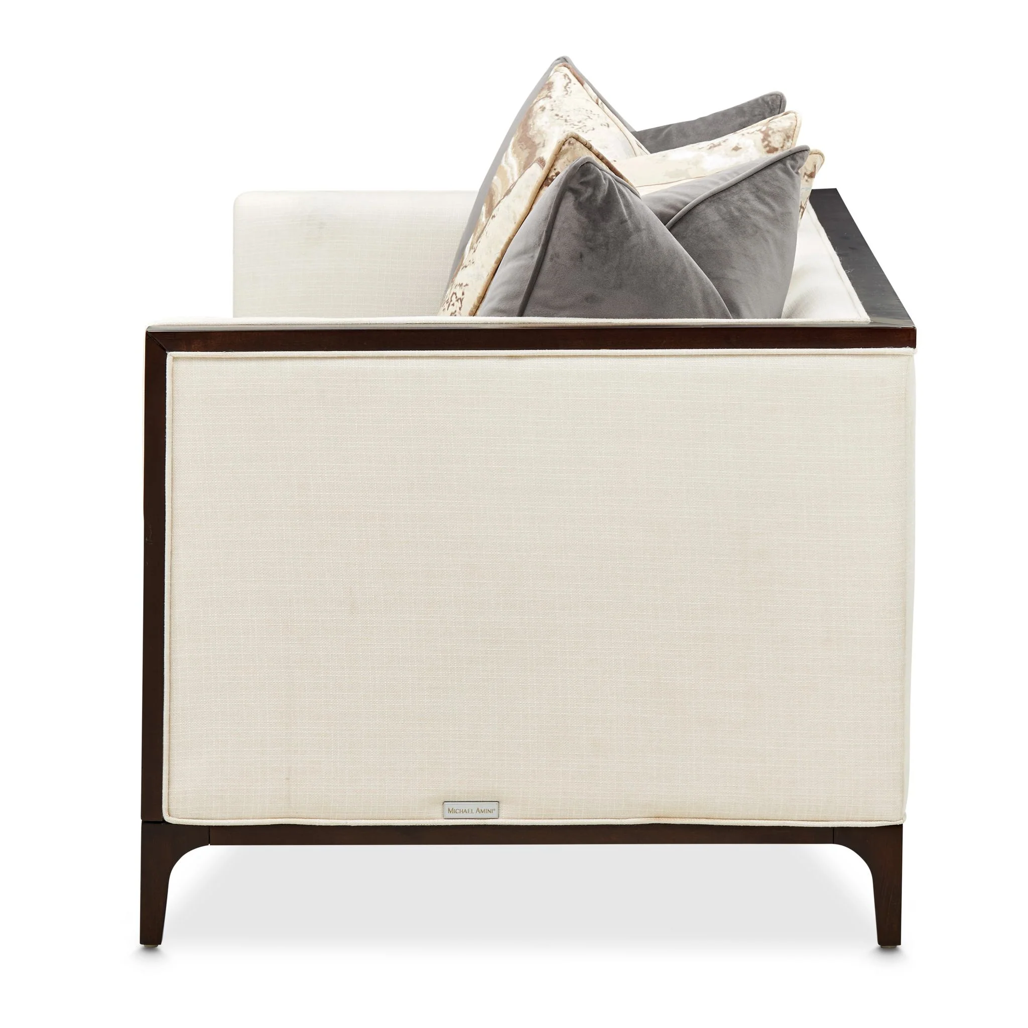 Belmont Place Loveseat - Cream/Espresso - Image 7