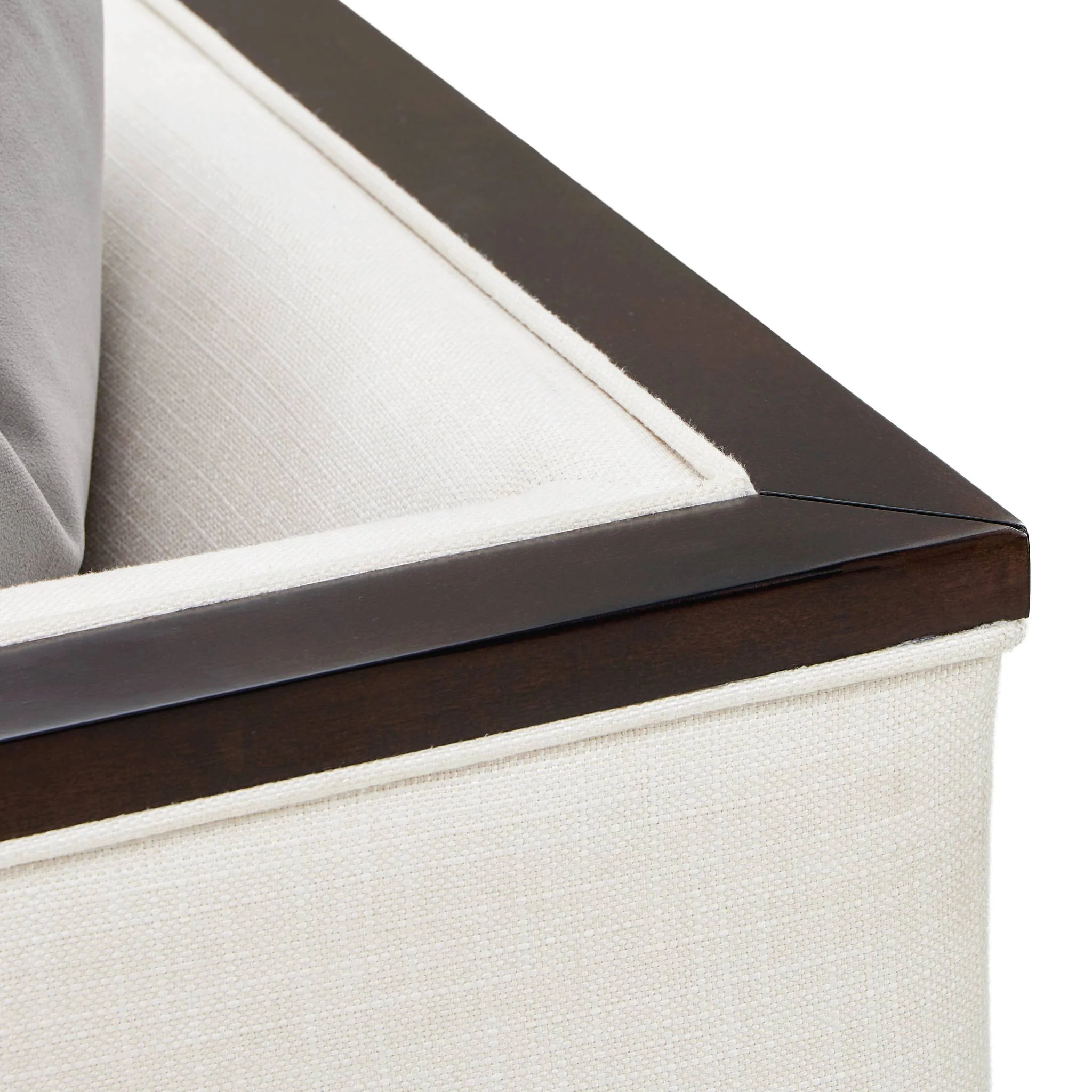 Belmont Place Loveseat - Cream/Espresso - Image 8
