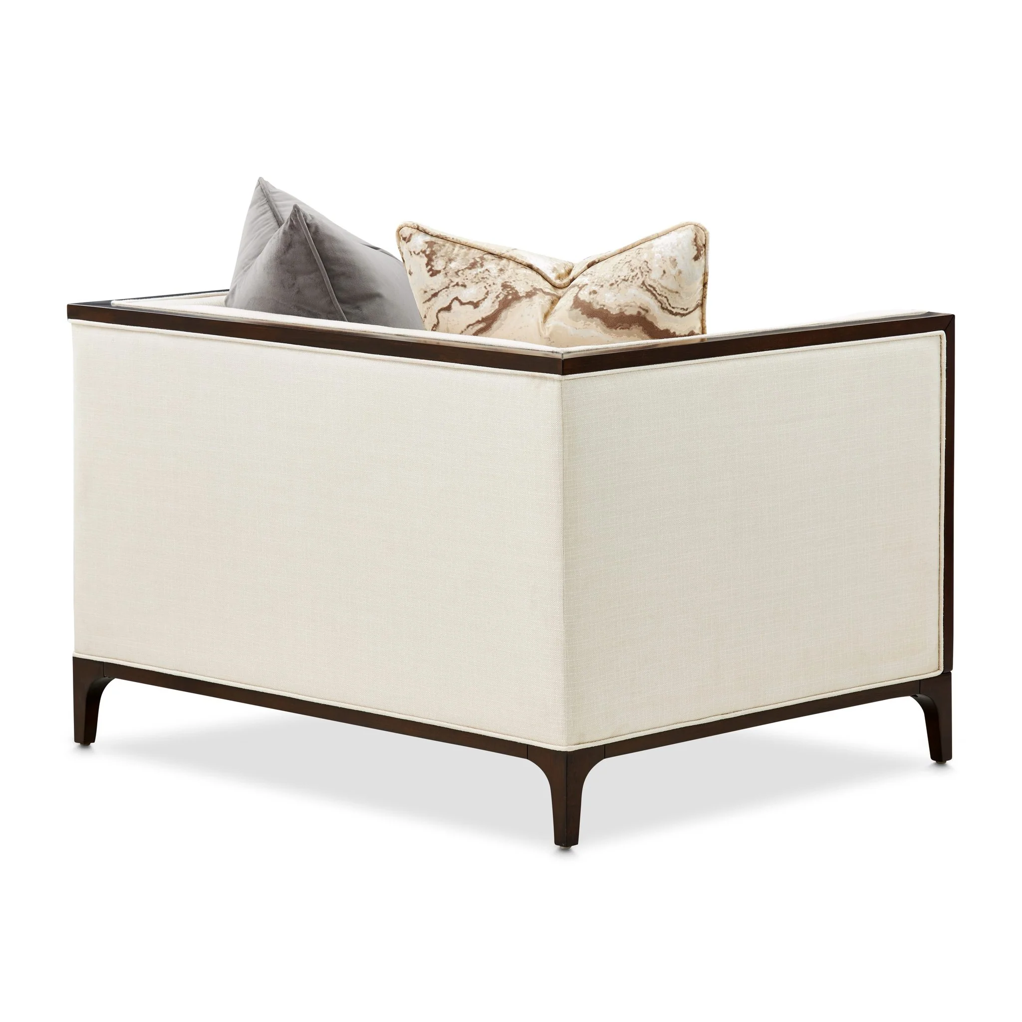 Belmont Place Matching Chair - Cream/Espresso - Image 4