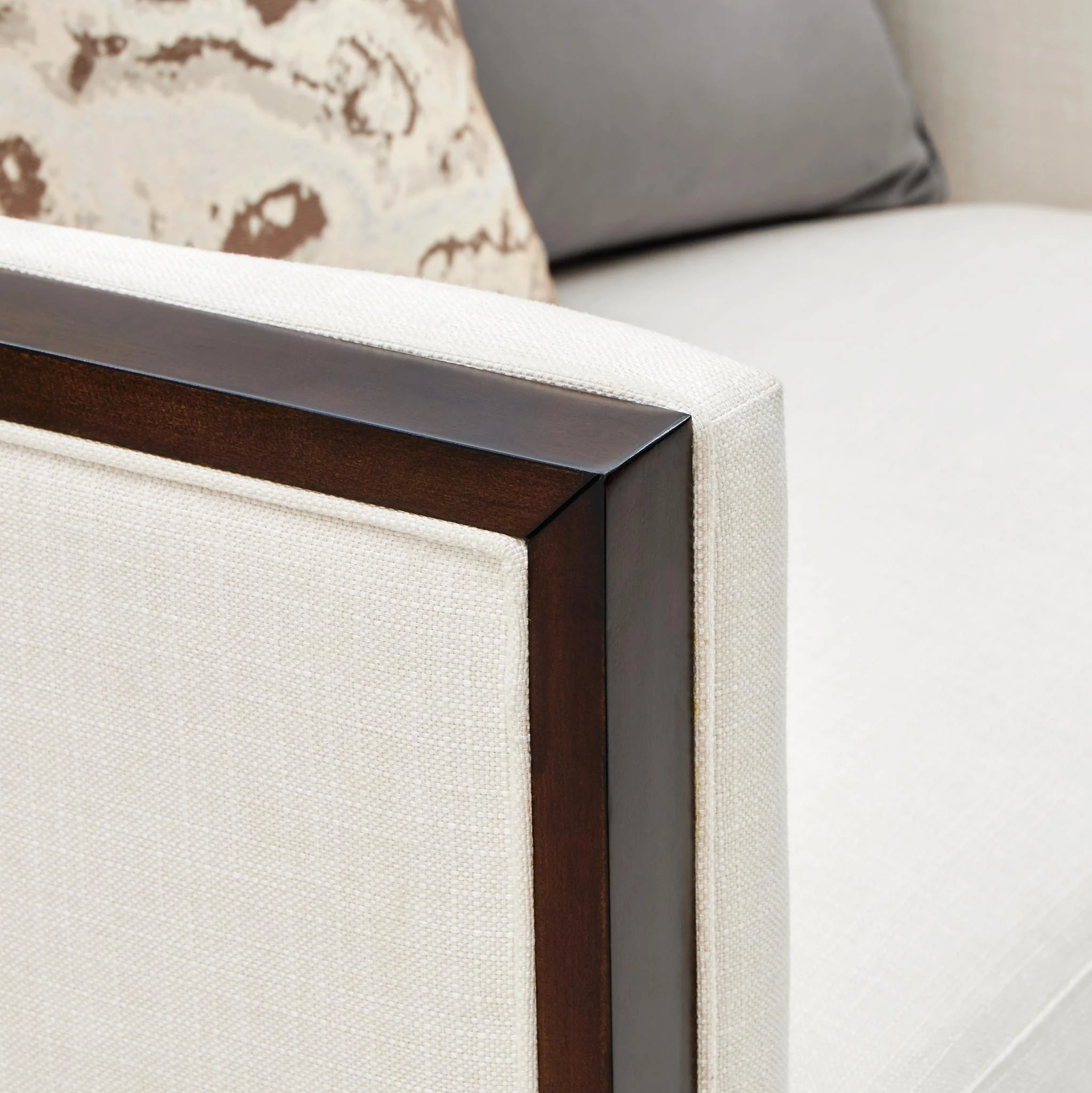 Belmont Place Matching Chair - Cream/Espresso - Image 8