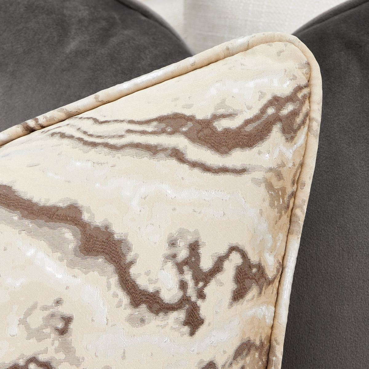 Belmont Place Sofa - Cream/Espresso - Image 11