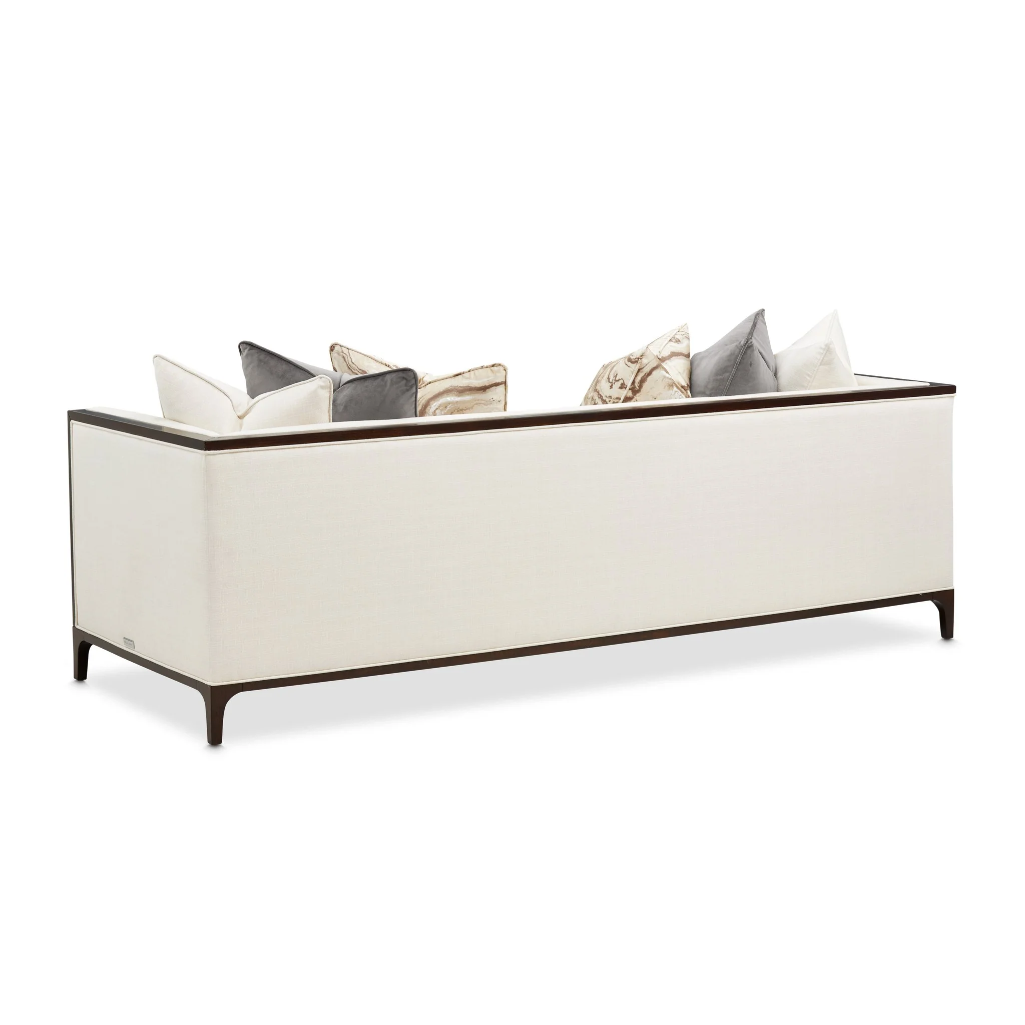 Belmont Place Sofa - Cream/Espresso - Image 6