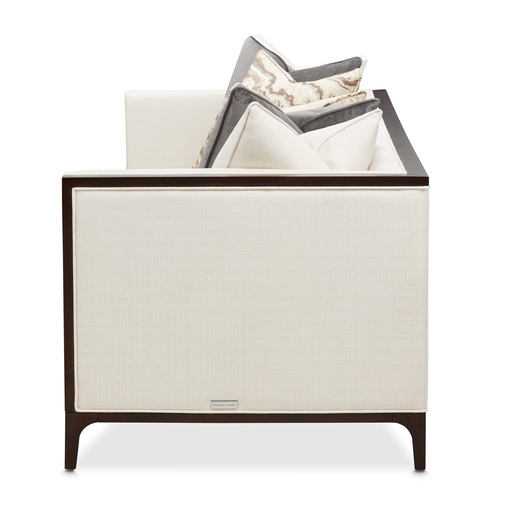 Belmont Place Sofa - Cream/Espresso - Image 7