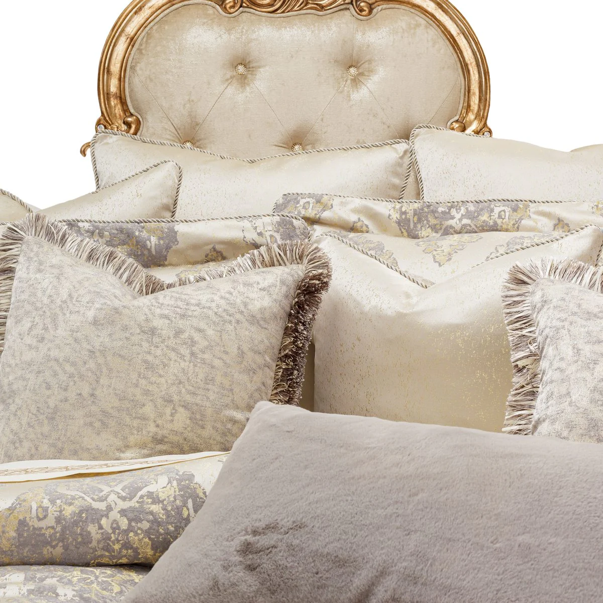 Bennett 10-Piece King Comforter Set - Champagne - Image 2