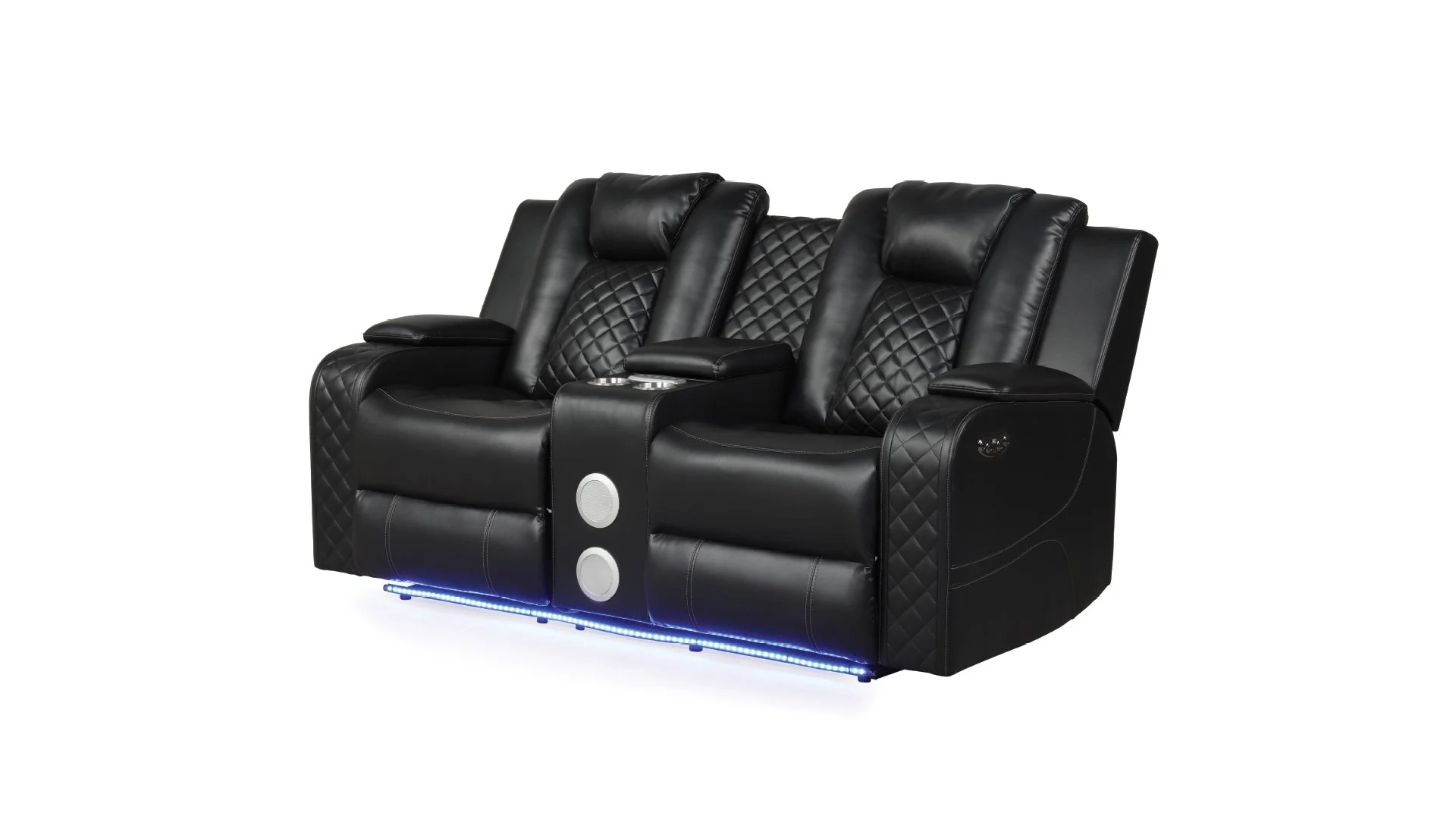 Benz 2PC Living Room Set Black - Image 11