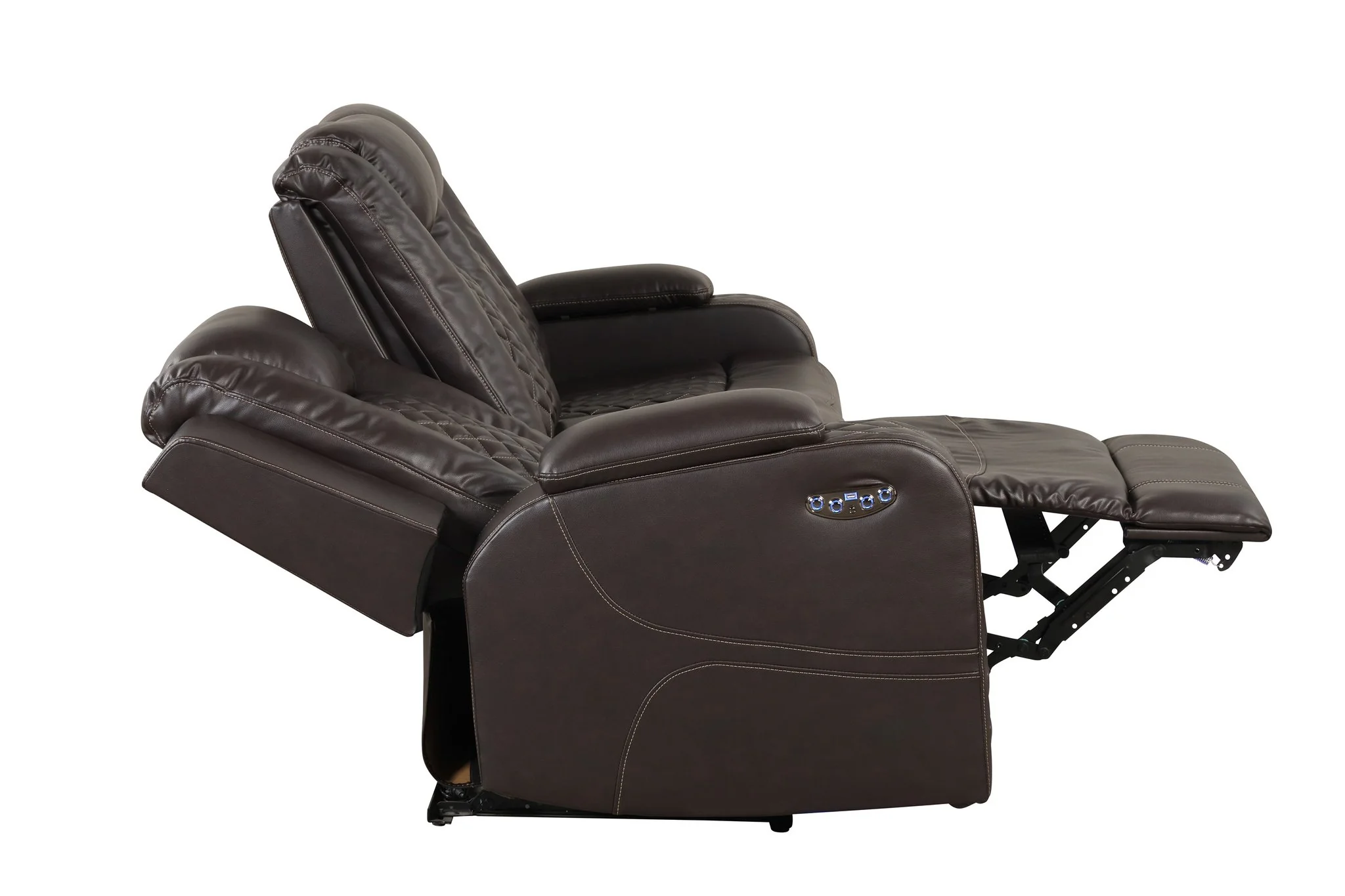 Benz 2PC Living Room Set Brown - Image 10