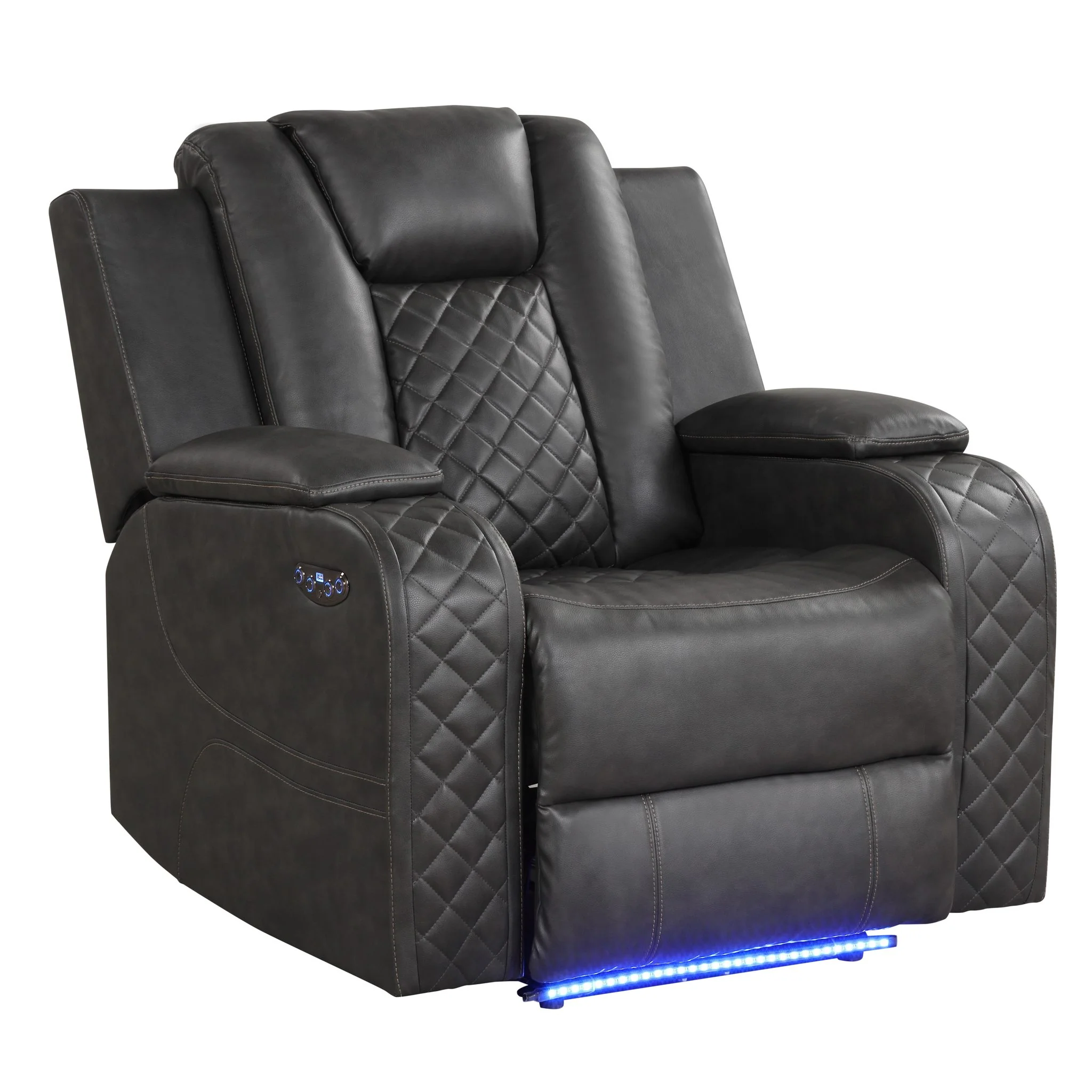 Benz 2PC Living Room Set Gray - Image 15