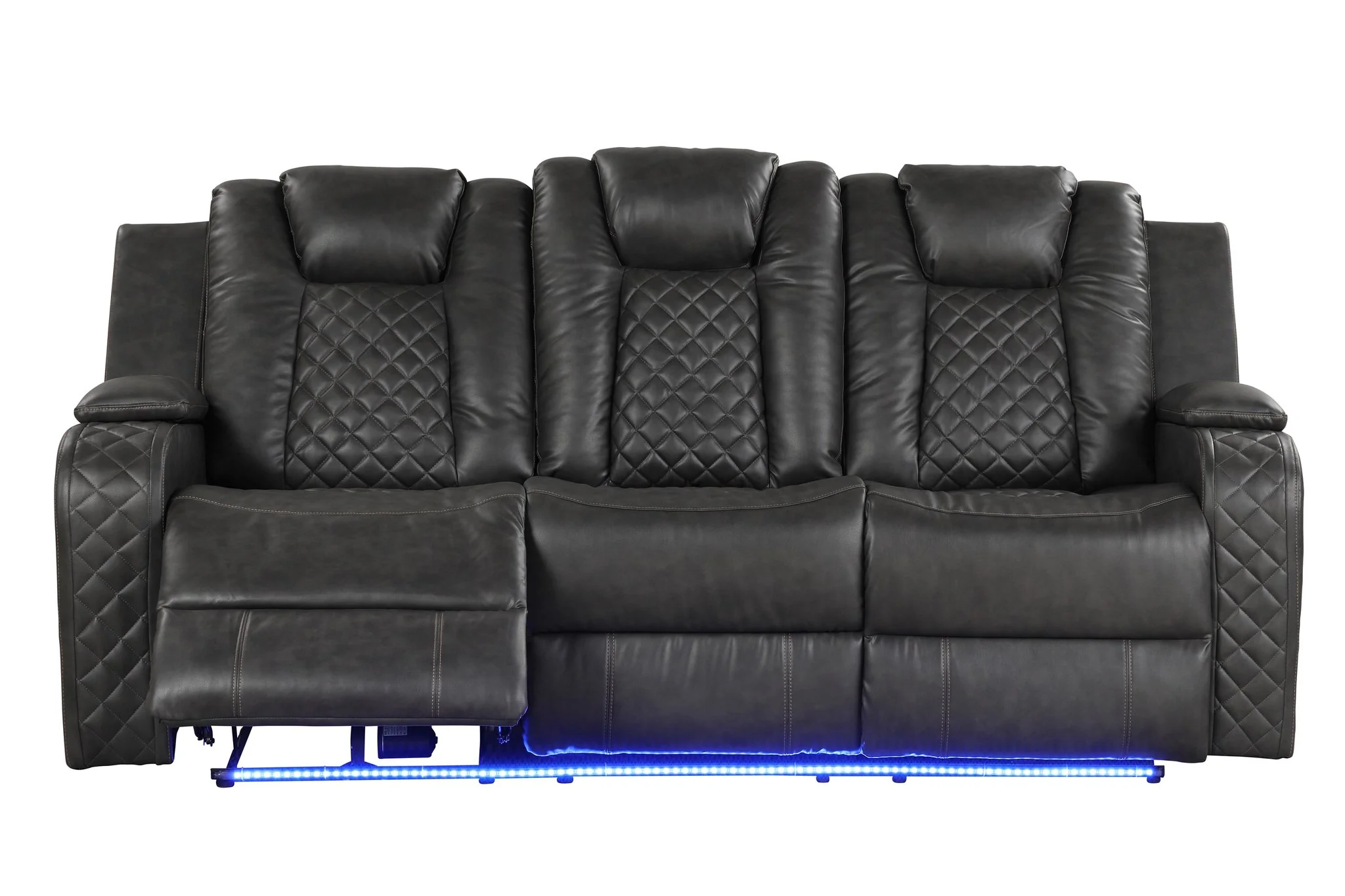 Benz 2PC Living Room Set Gray - Image 5