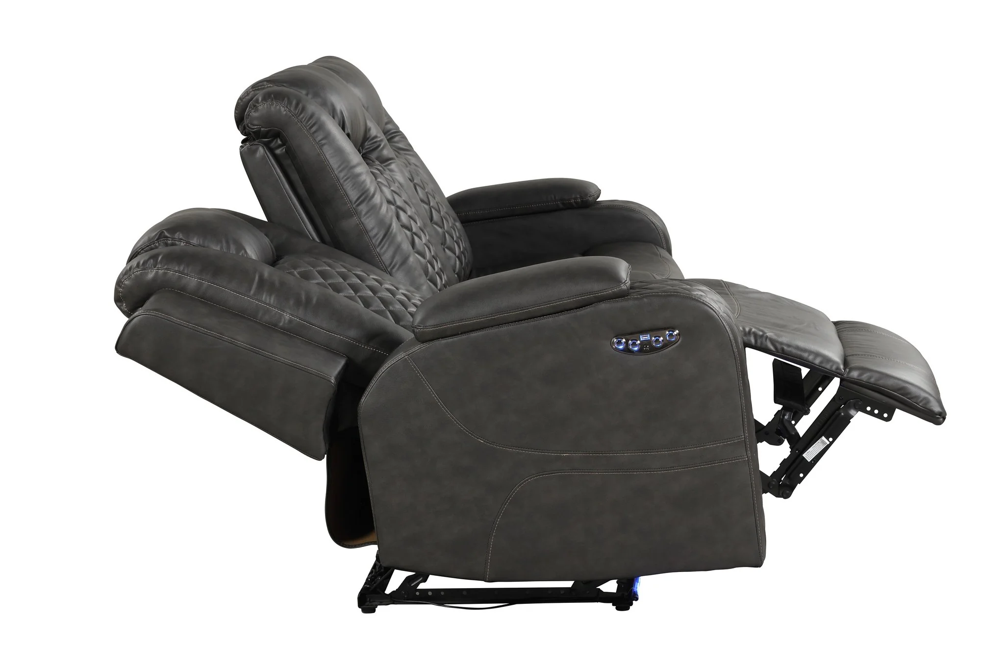 Benz 2PC Living Room Set Gray - Image 6