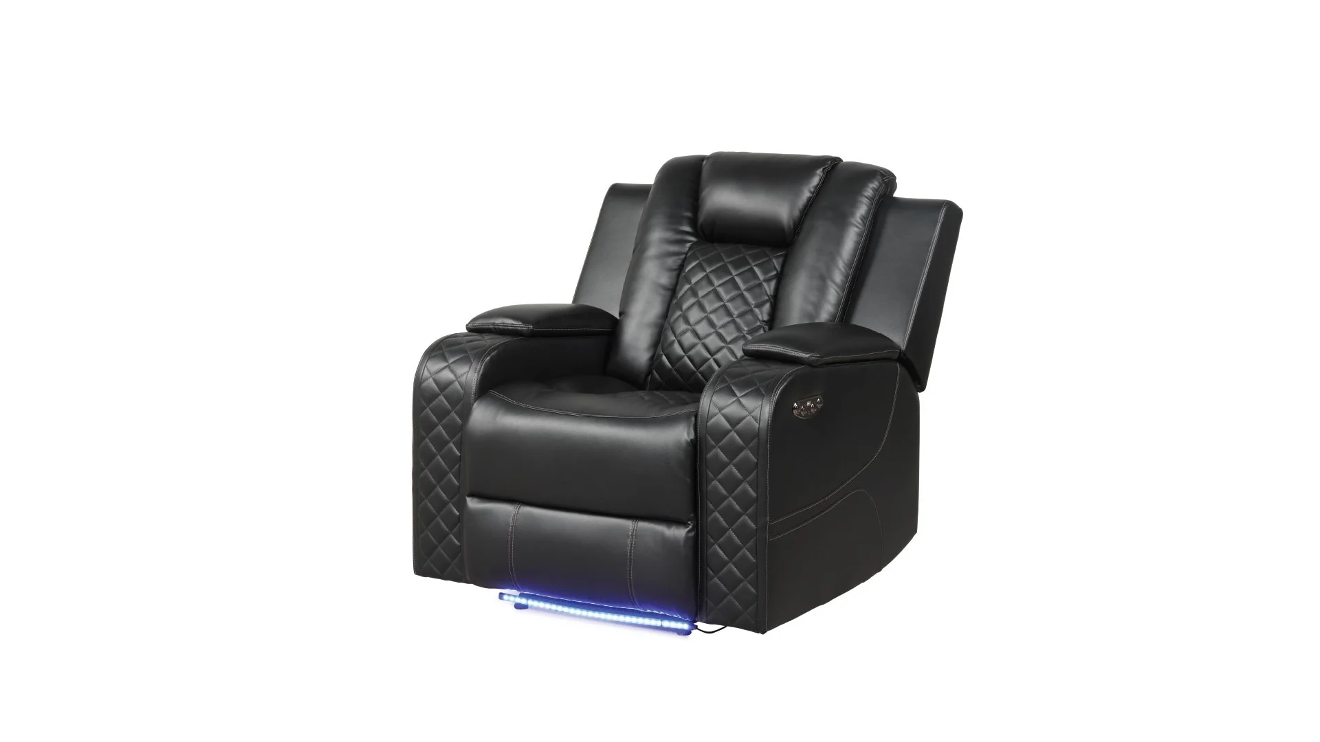 Benz 3 PC Living Room Set Black - Image 19