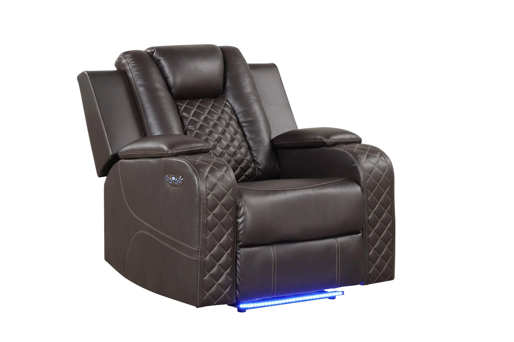 Benz 3 PC Living Room Set Brown - Image 11