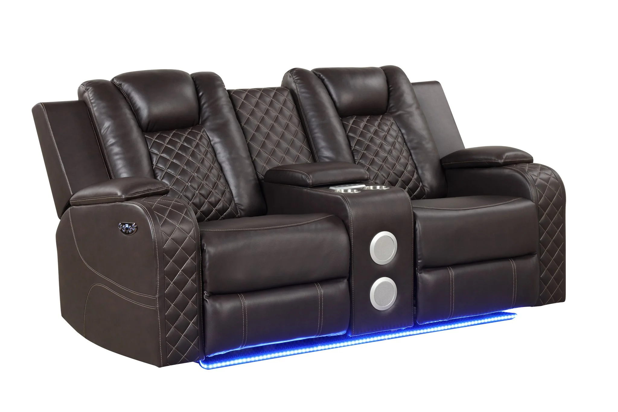 Benz 3 PC Living Room Set Brown - Image 6