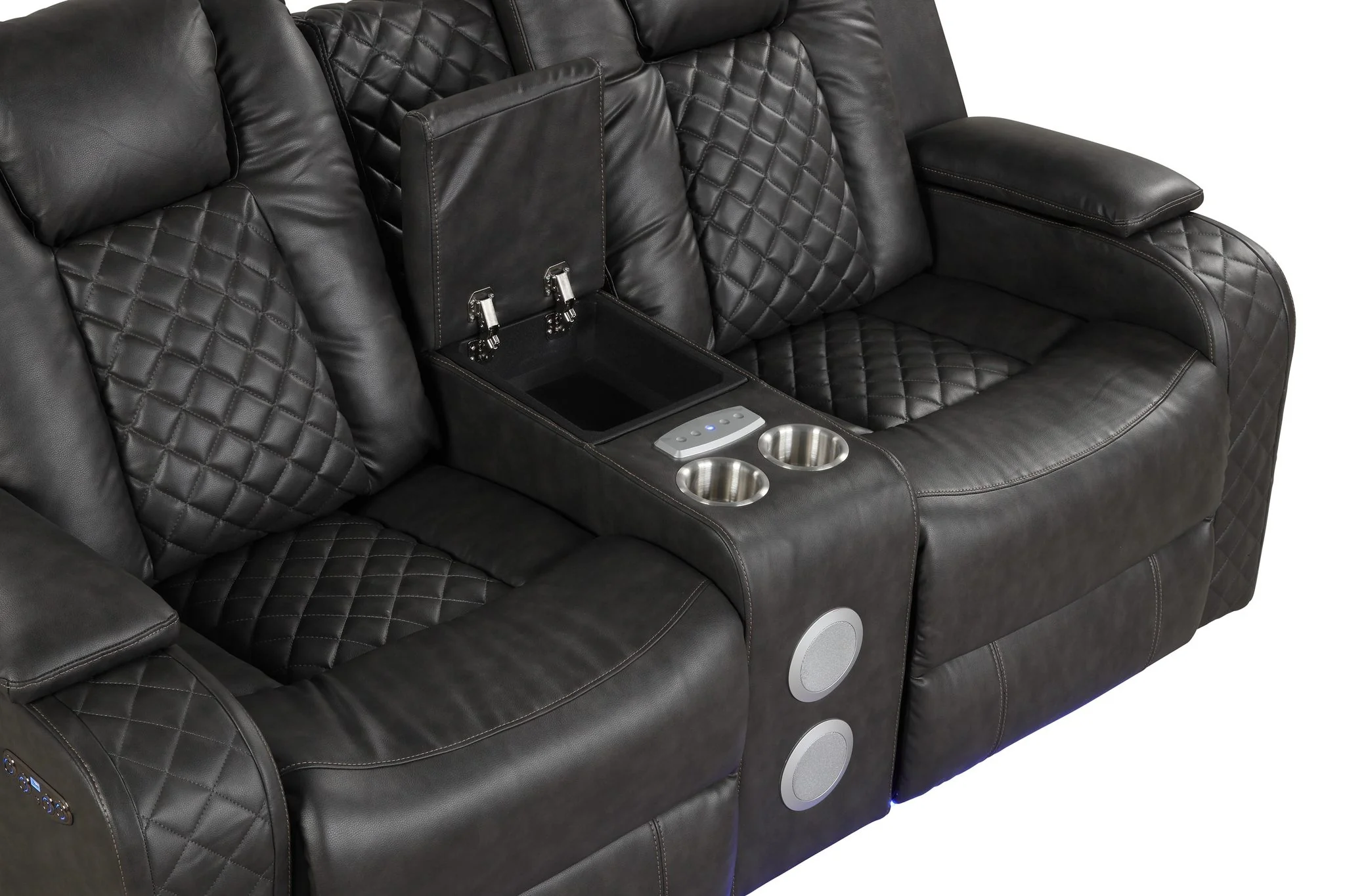 Benz 3 PC Living Room Set Gray - Image 12