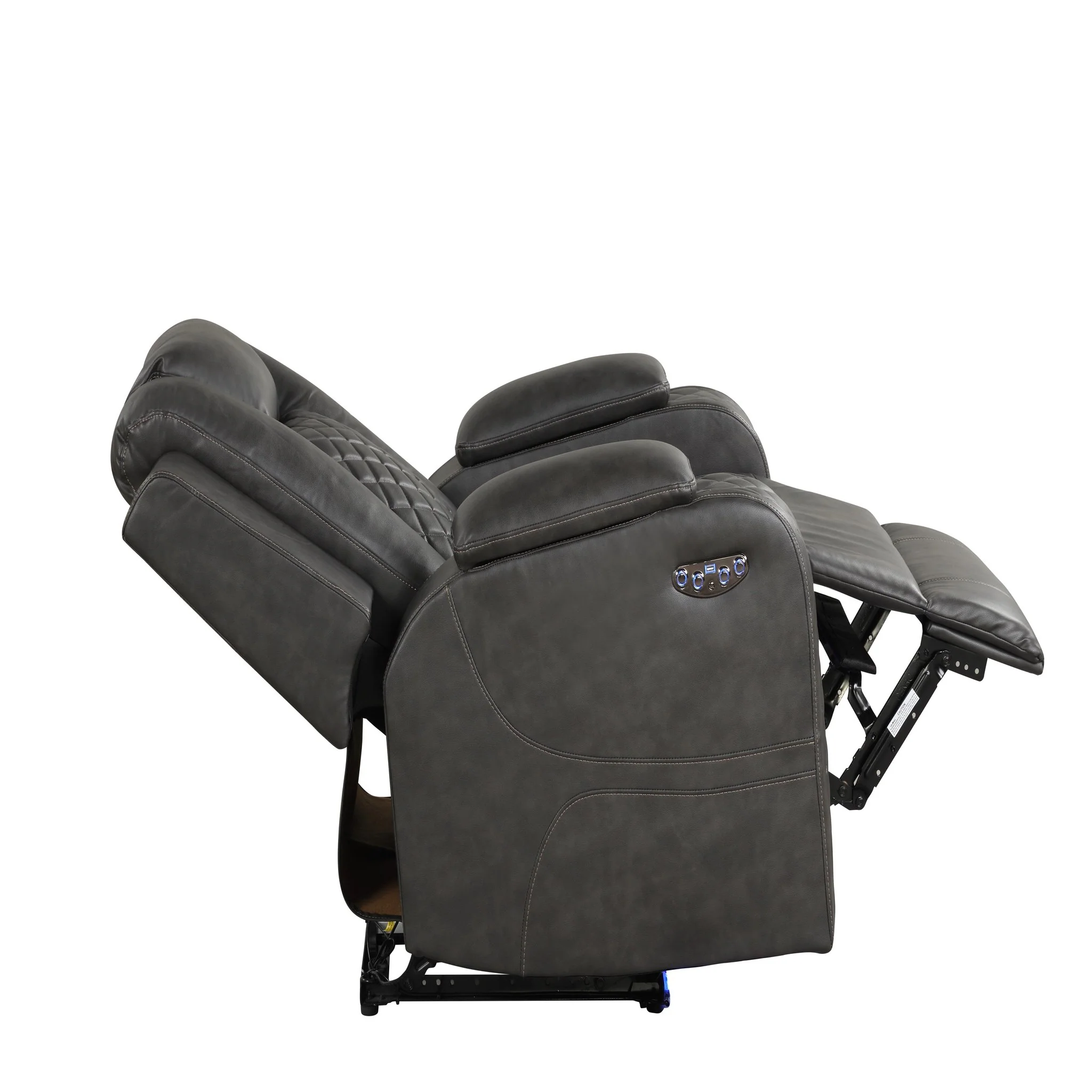 Benz 3 PC Living Room Set Gray - Image 17