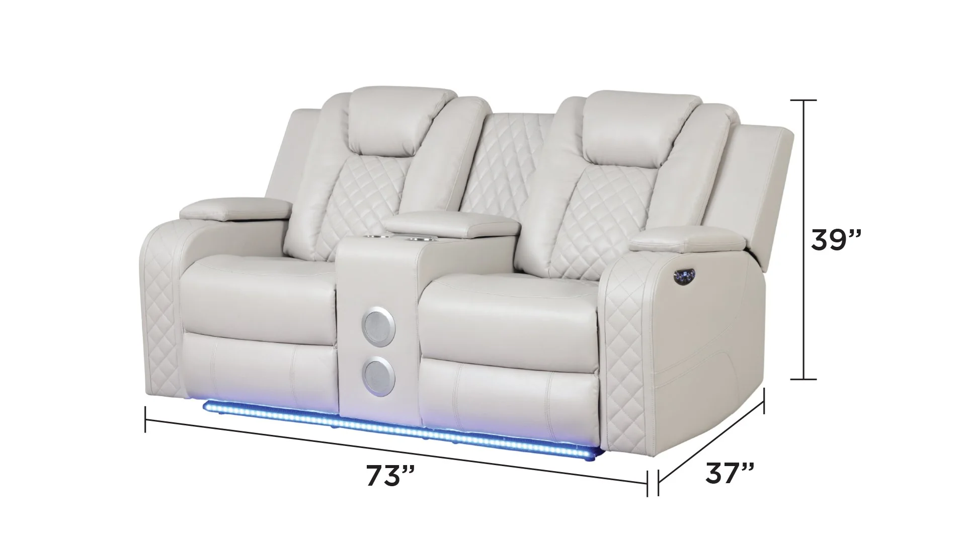 Benz Loveseat Ice - Image 7