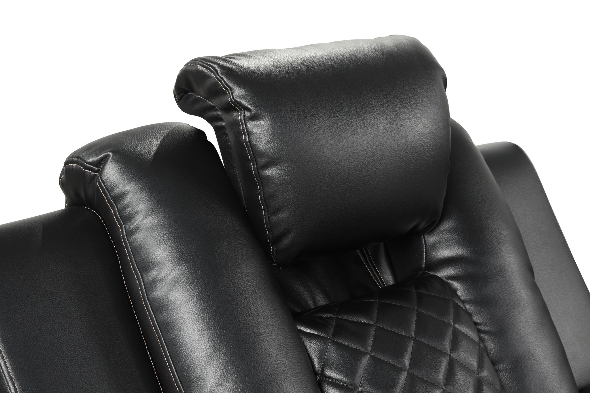 Benz Reclining Chair Black - Image 7