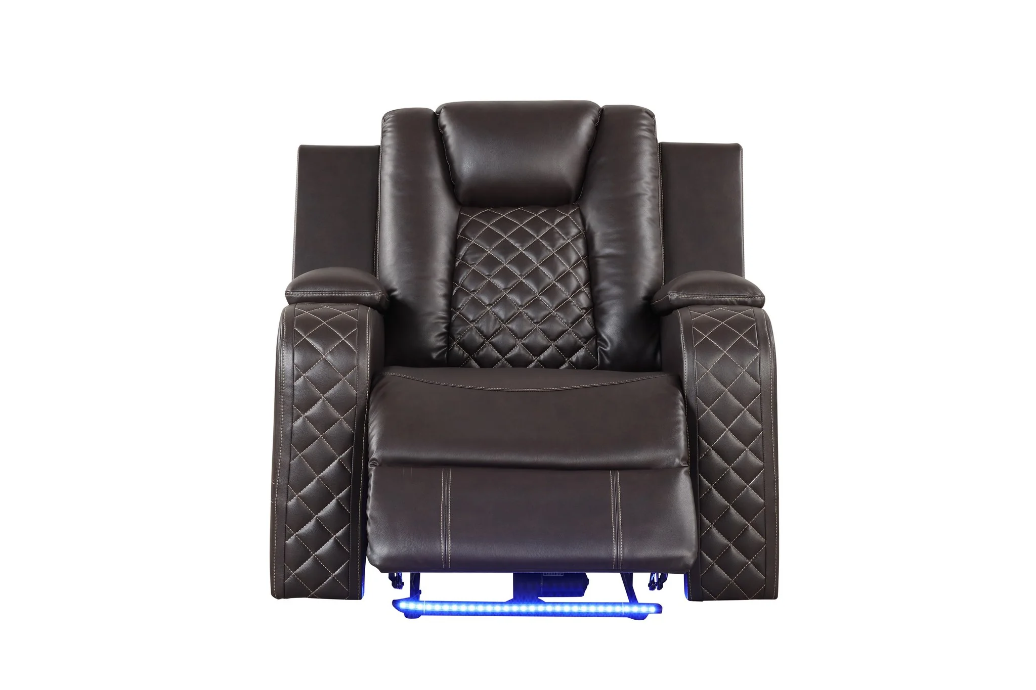 Benz Reclining Chair Brown - Image 3